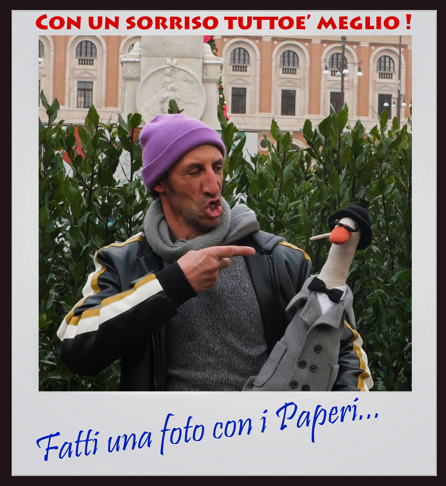 #fattiunafotoconipaperi (con Lorenzo "FANTACLOWN")