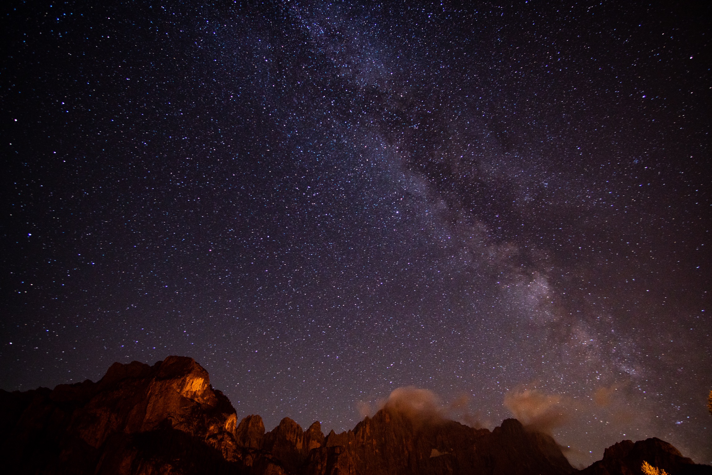 Starry night in Alleghe