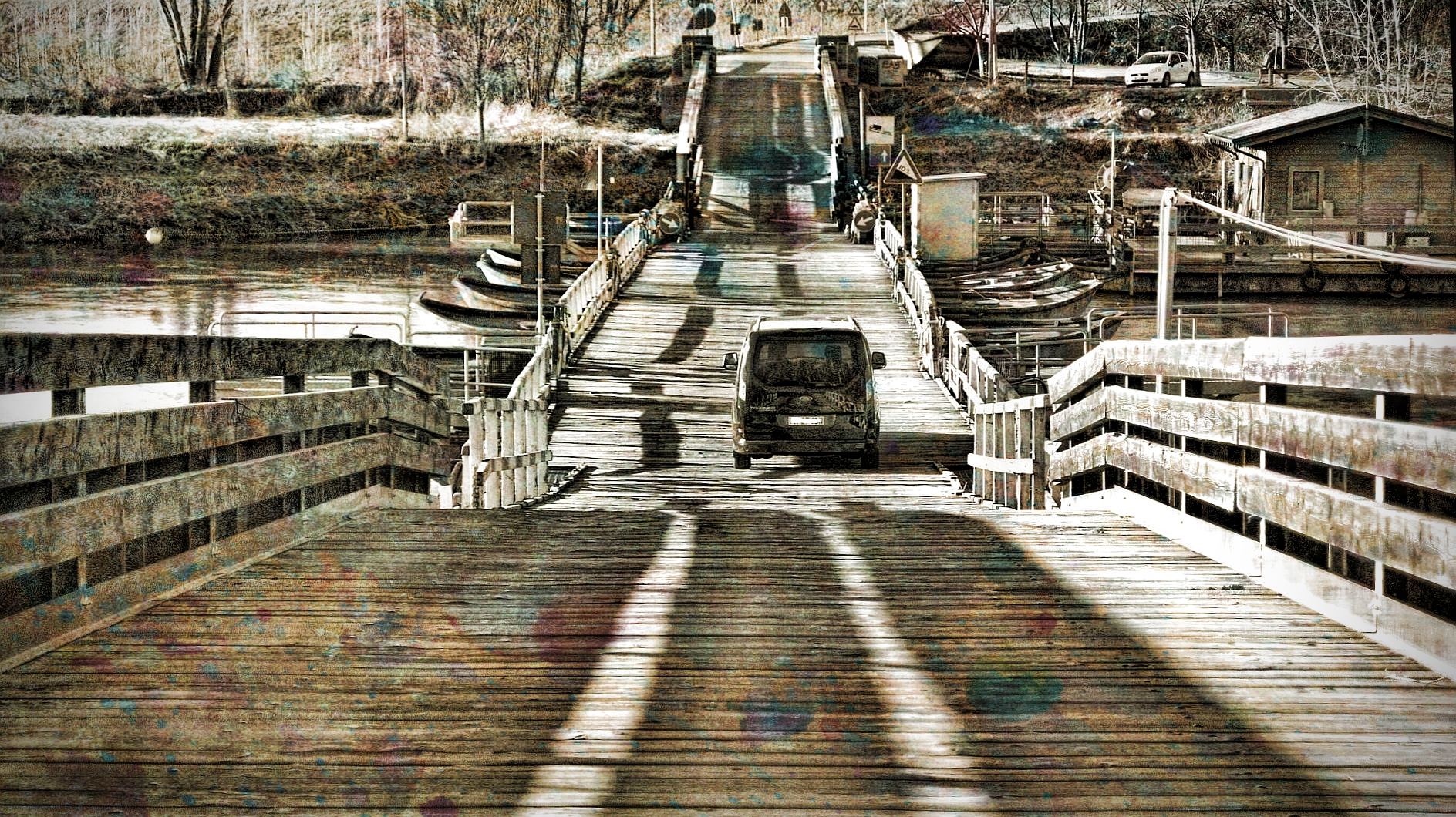 Crossing the bridge