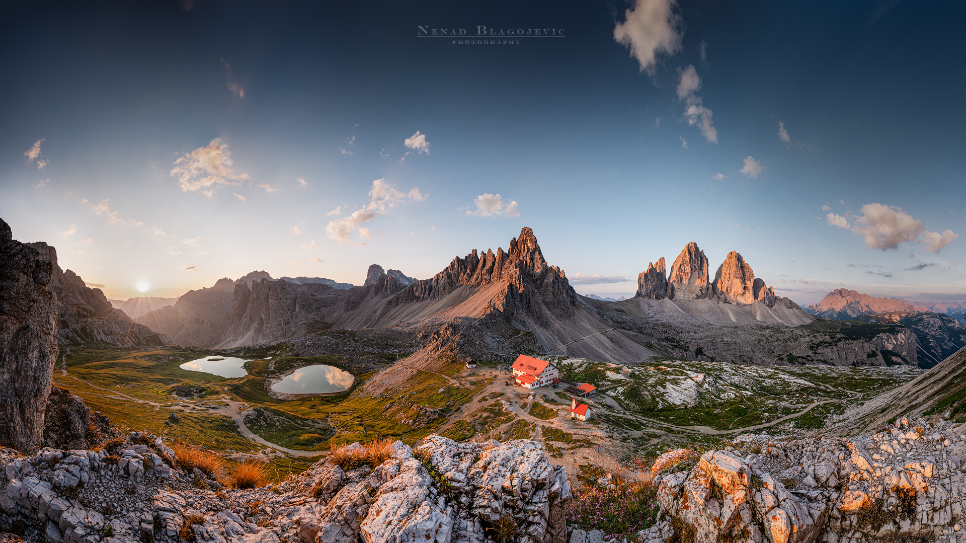 Sunrise at the Tre Cime di Lavaredo