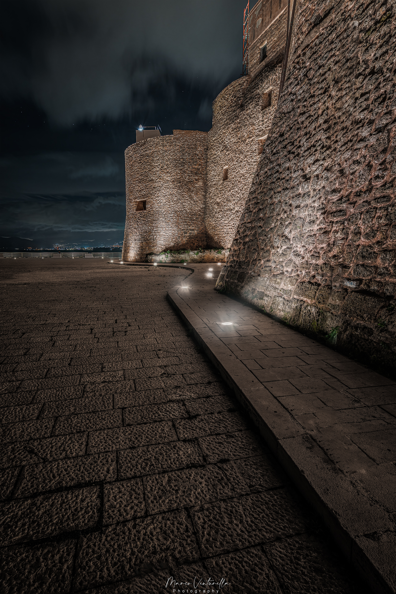 Walls of the Castle of Castellammare Del Golfo