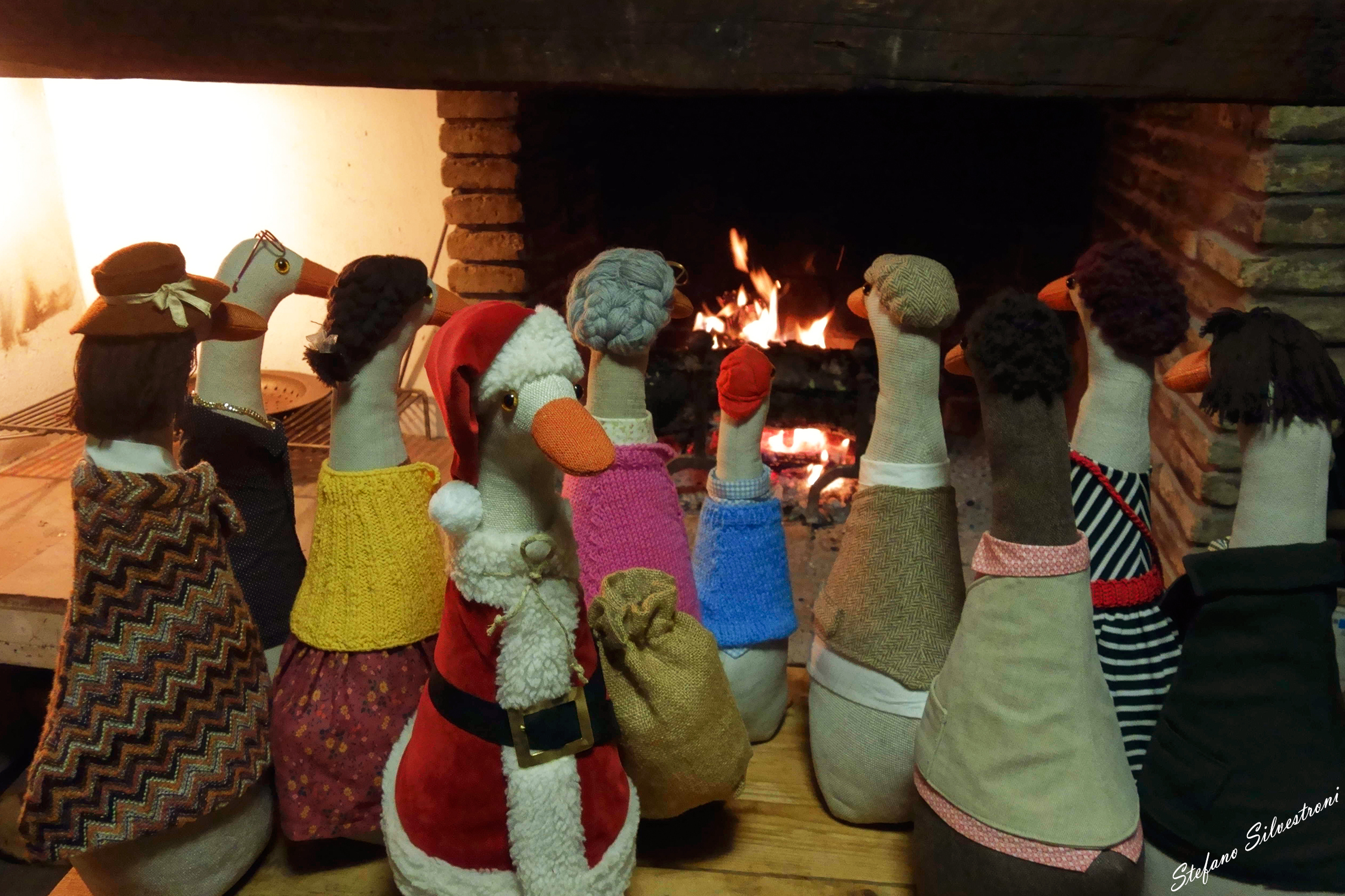"Quack! Merry Christmas, but put out the fire at midnight"