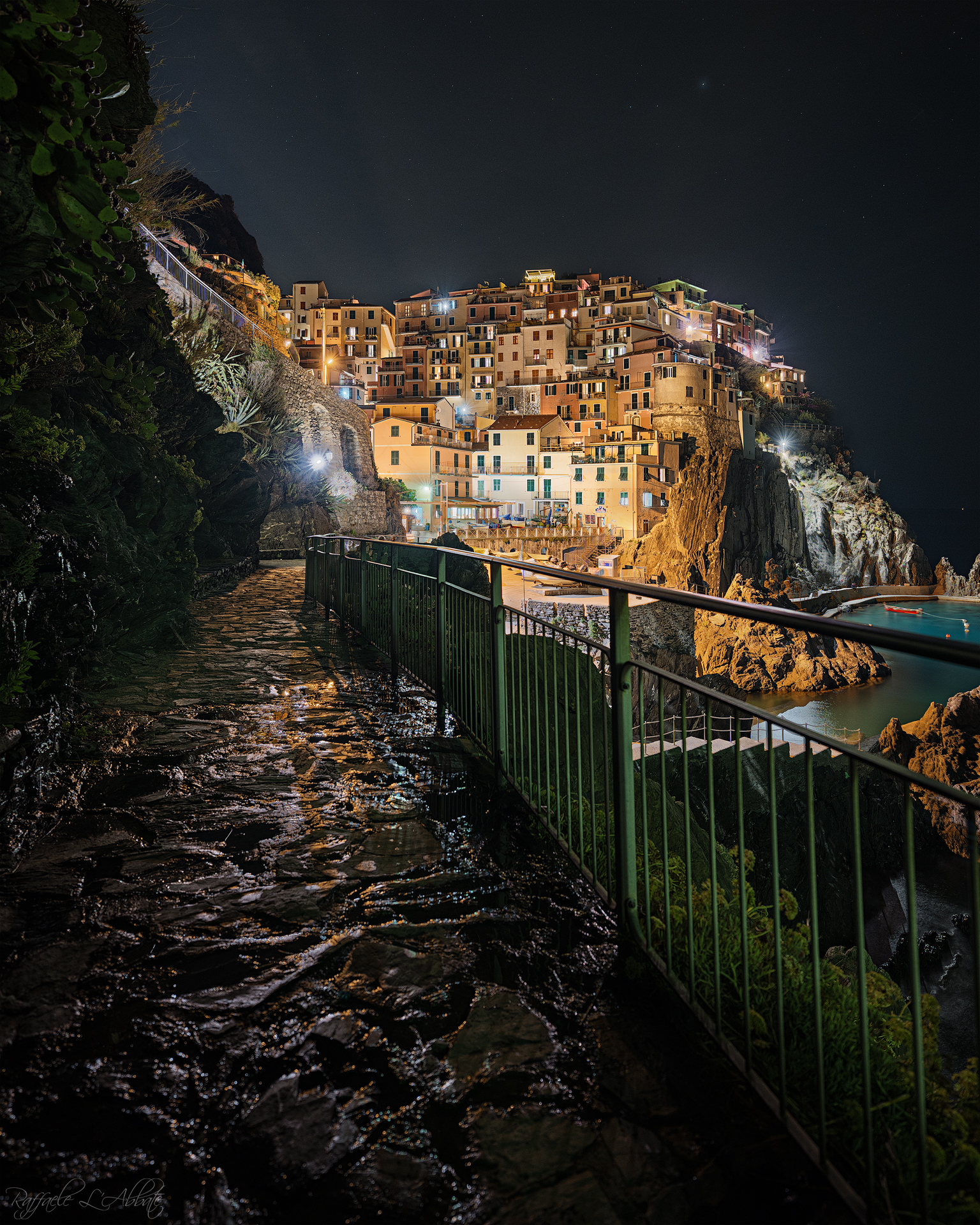 Manarola in notturna