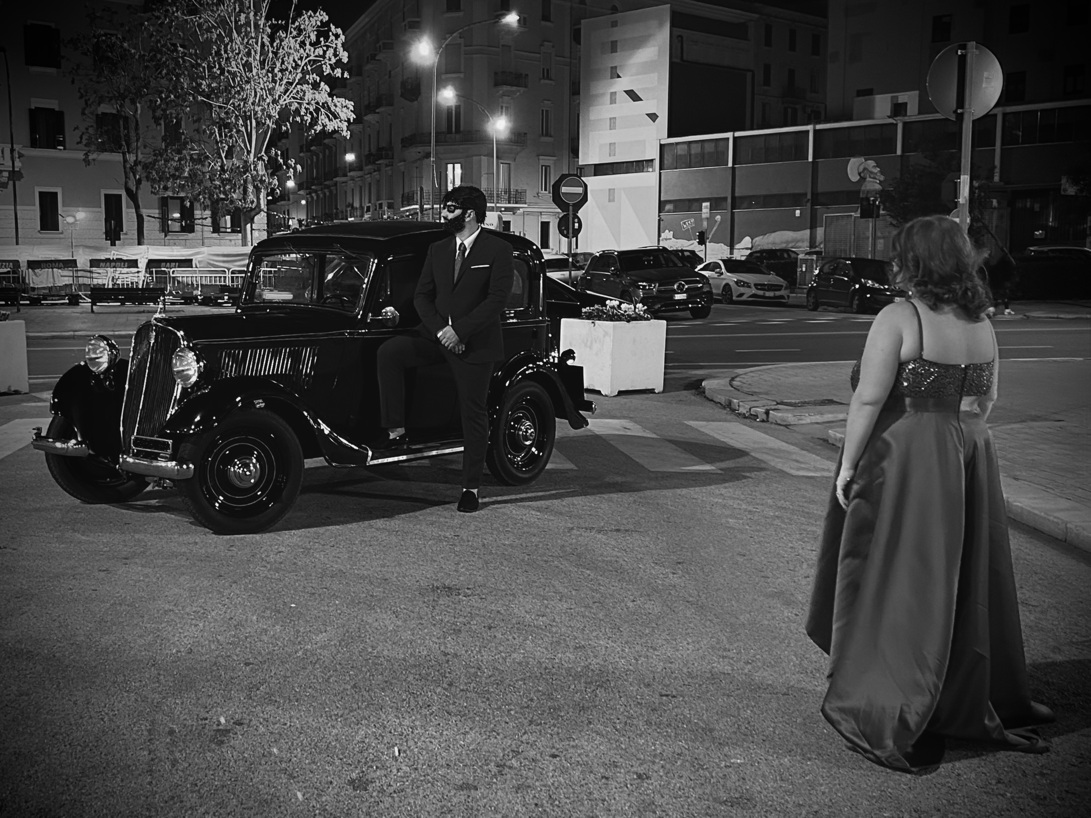Evening wedding