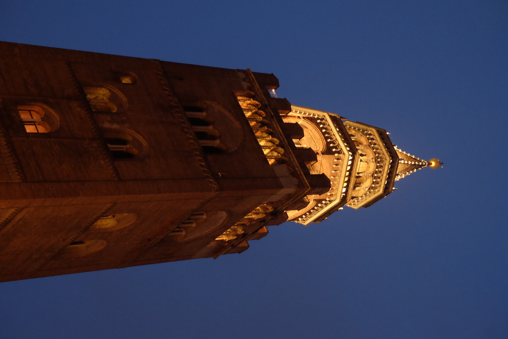 Torrazzo in the evening