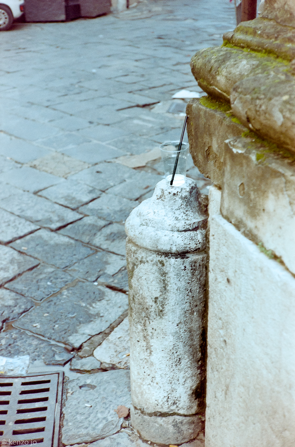 Antique coaster for uncivilized humanoids
