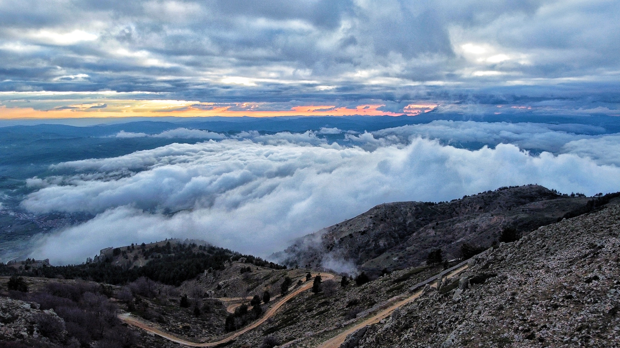 High altitude tramontana