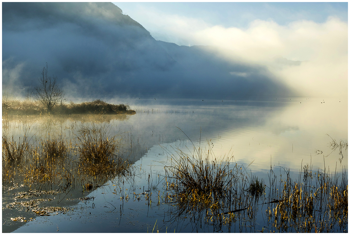 inverno sul lago di idro.