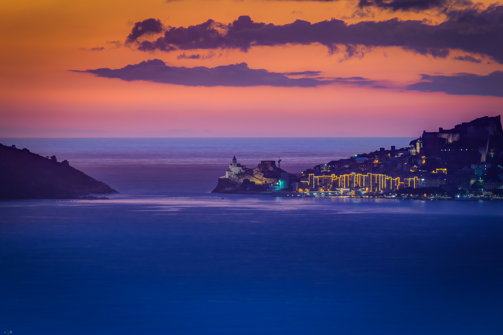 Portovenere seen from Lerici