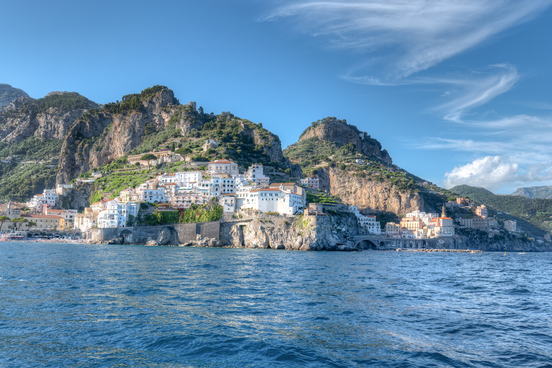 Amalfi from the sea