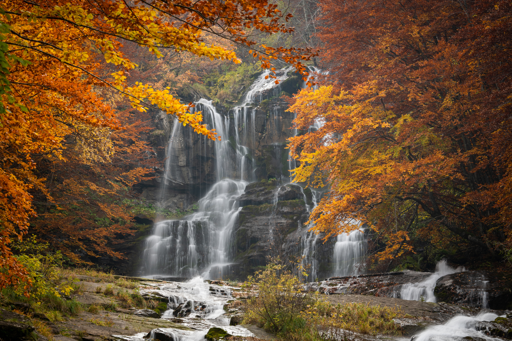 Waterfall of the Doccione-Modena Apennines