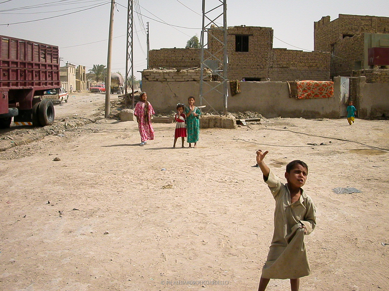 Per le strade di Nassiryiah (Iraq)