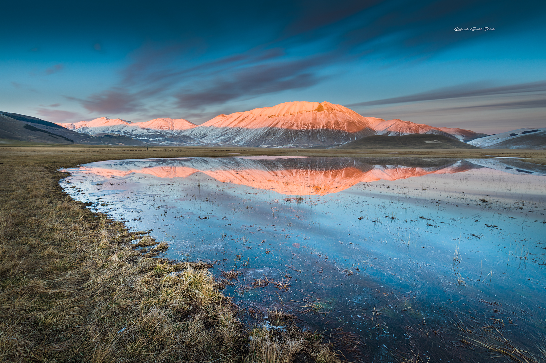Sunset on the Piana Grande