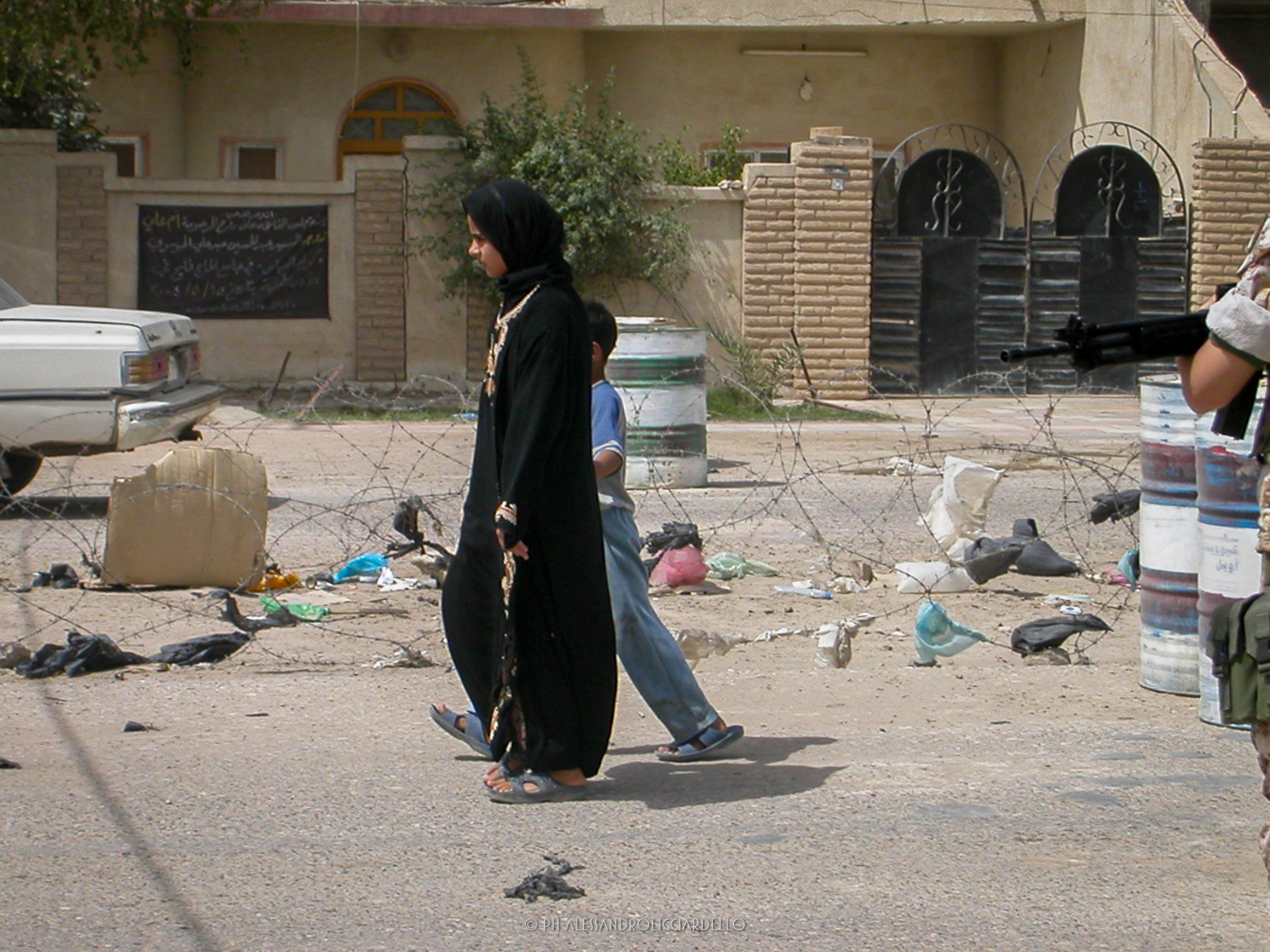 Per le strade di Nassiryiah (Iraq)