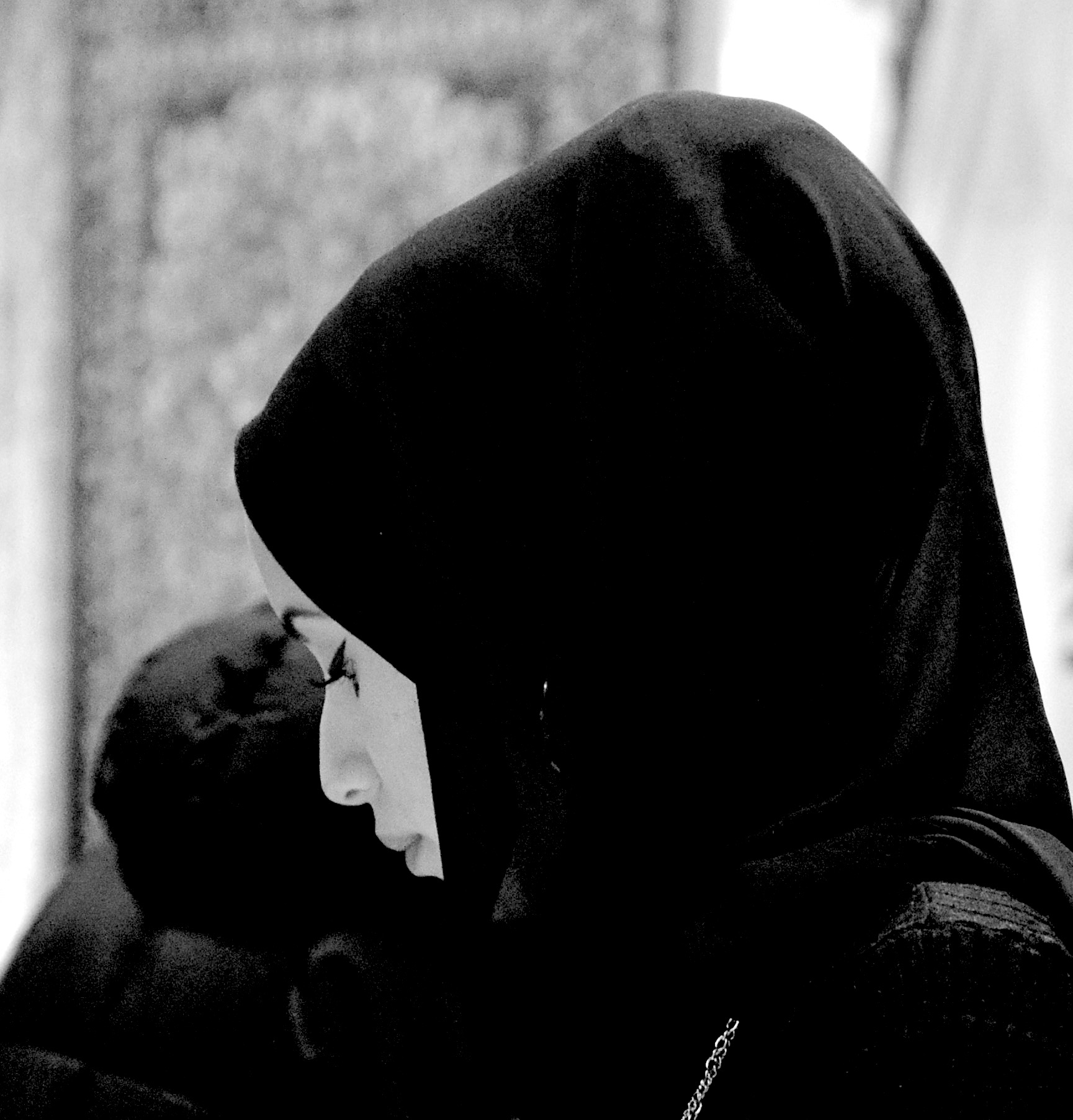 Volto di giovane mediorientale