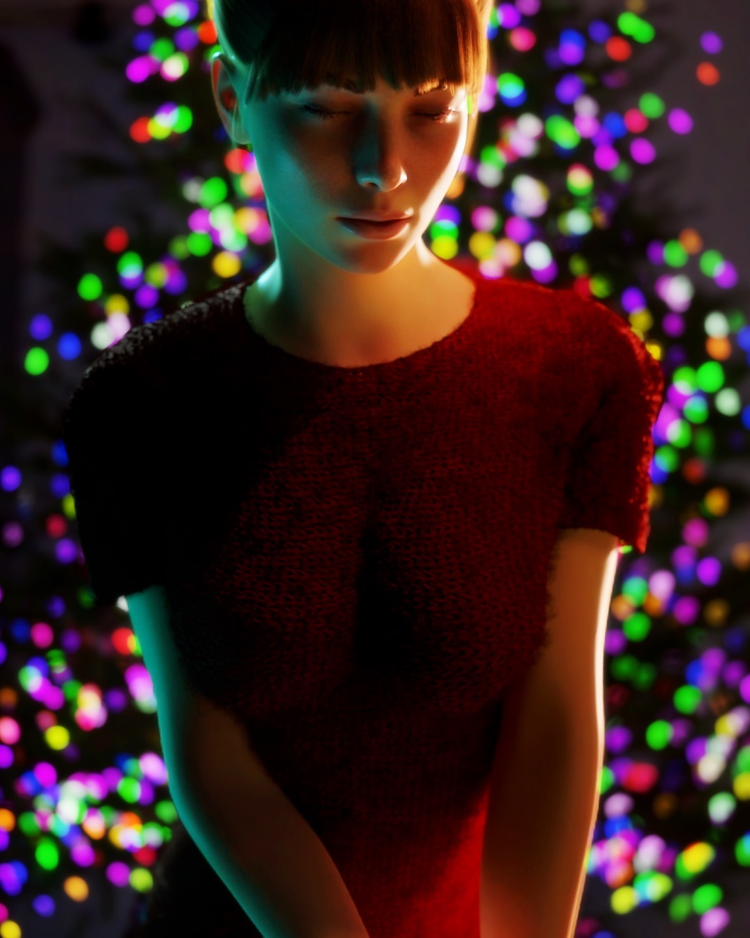 Bokeh Natalizio, 3D