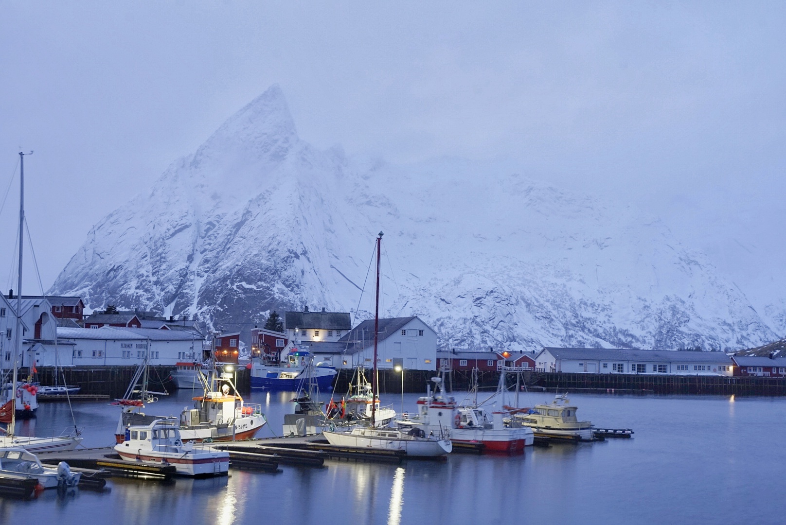 Hamnoy fishing boats