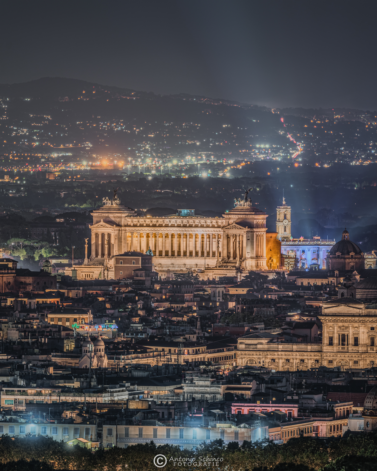 L'Altare Della Patria da Monte Mario