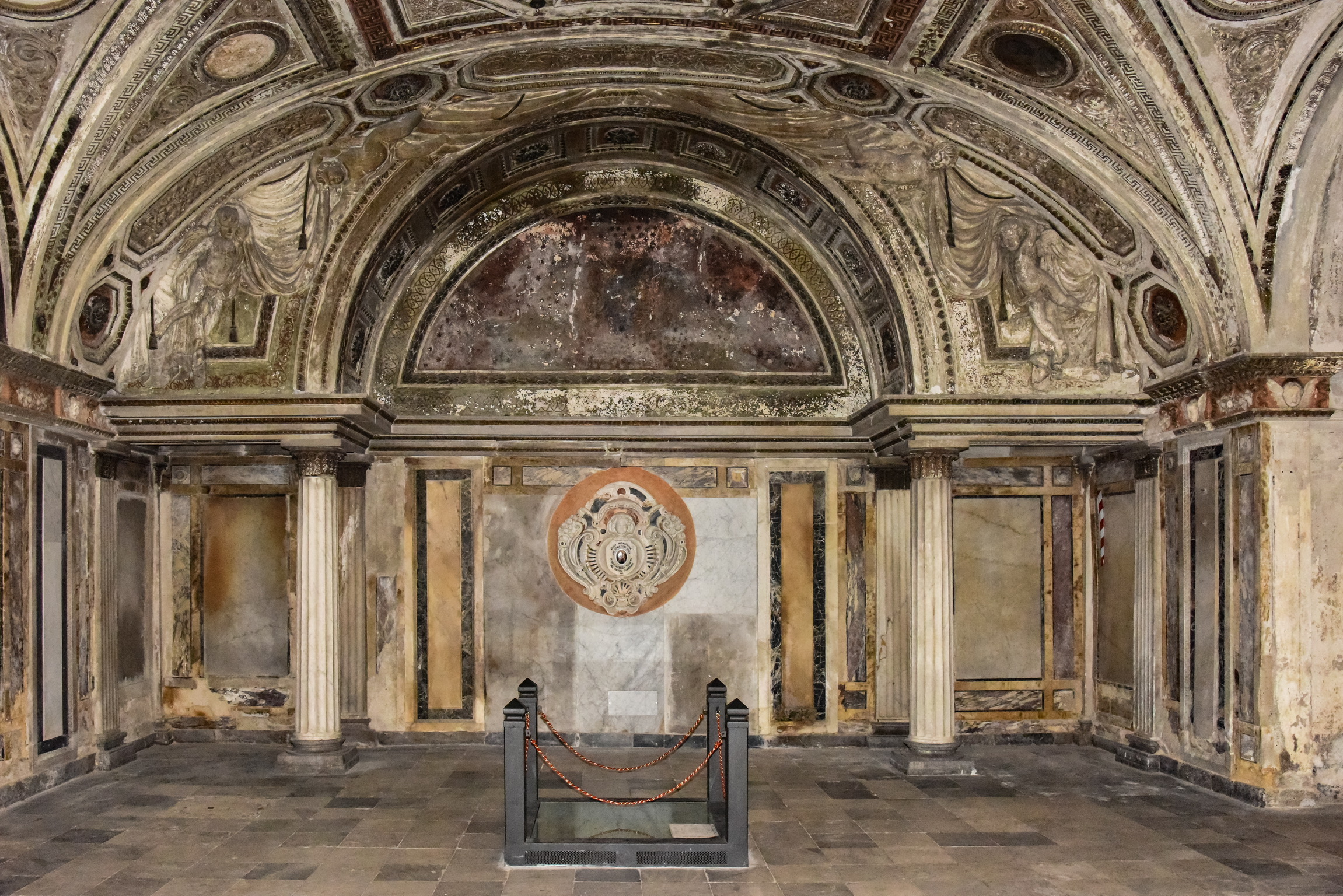 La fonte della cripta della Madonna della Provvidenza