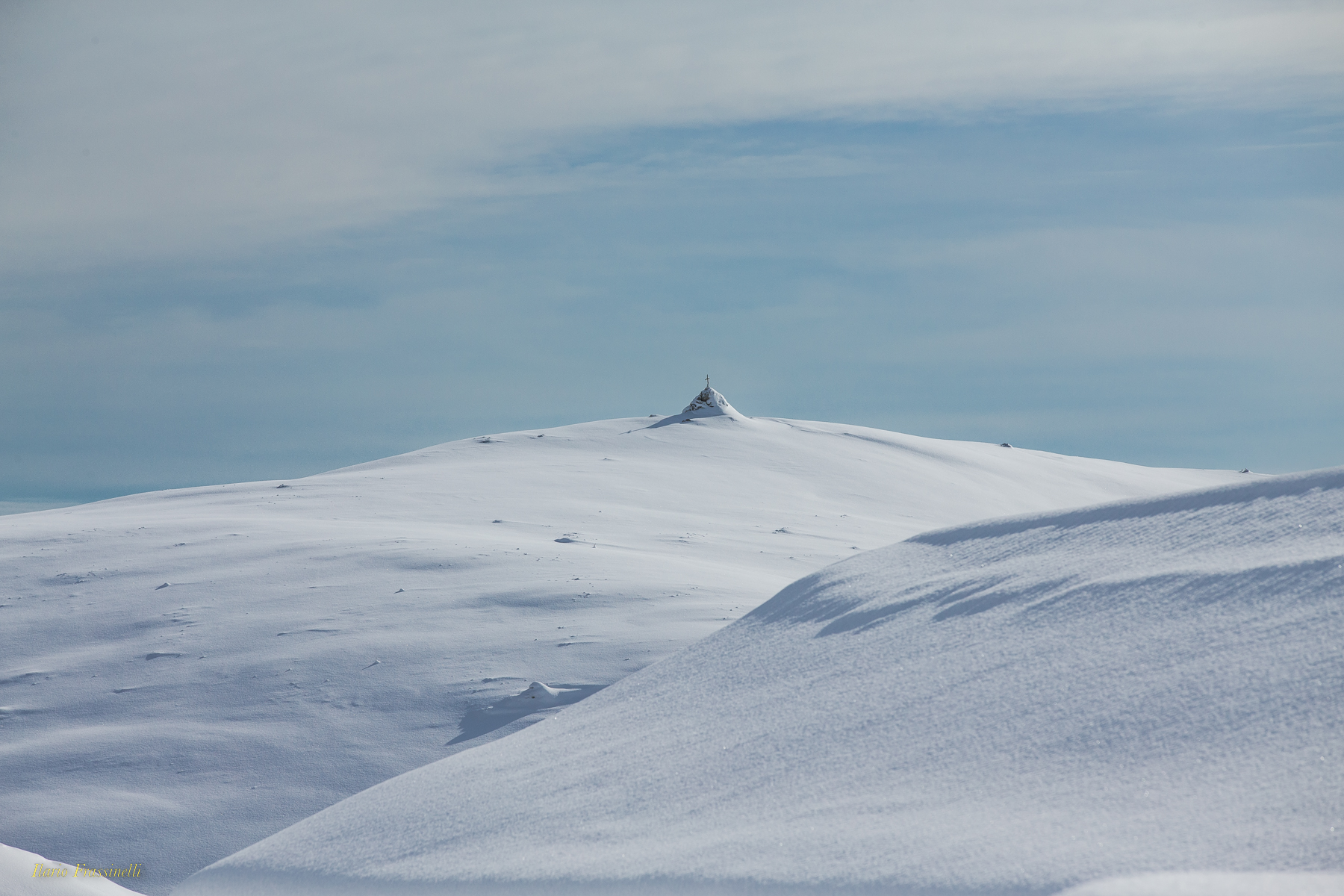 La croce  del Col dei Scios