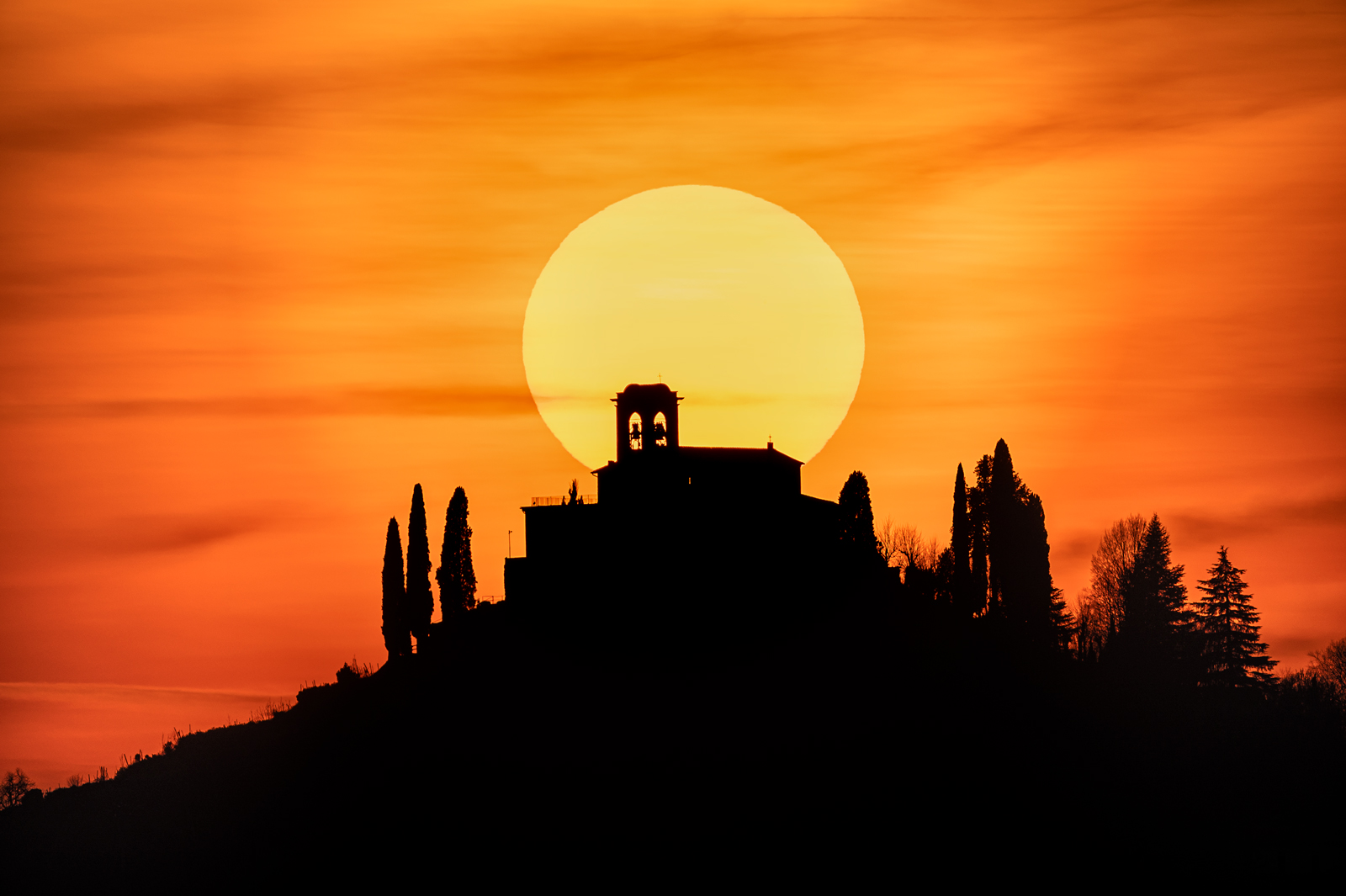 Tramonto sul Santuario