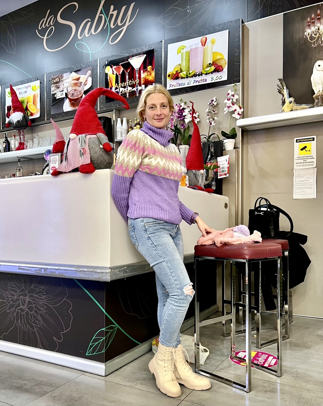 Miss, I don't know if you've noticed that I...