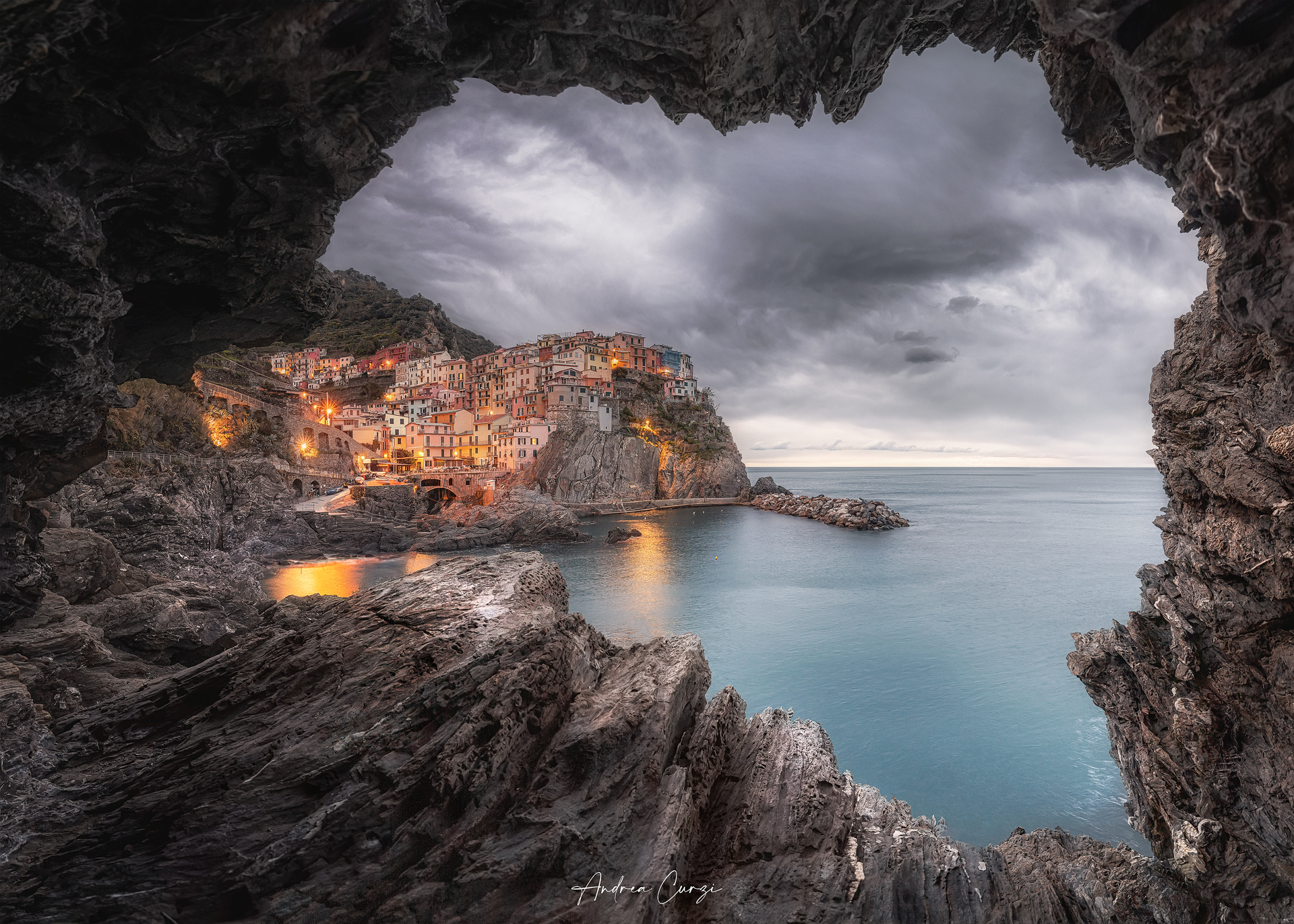 The cave of Manarola
