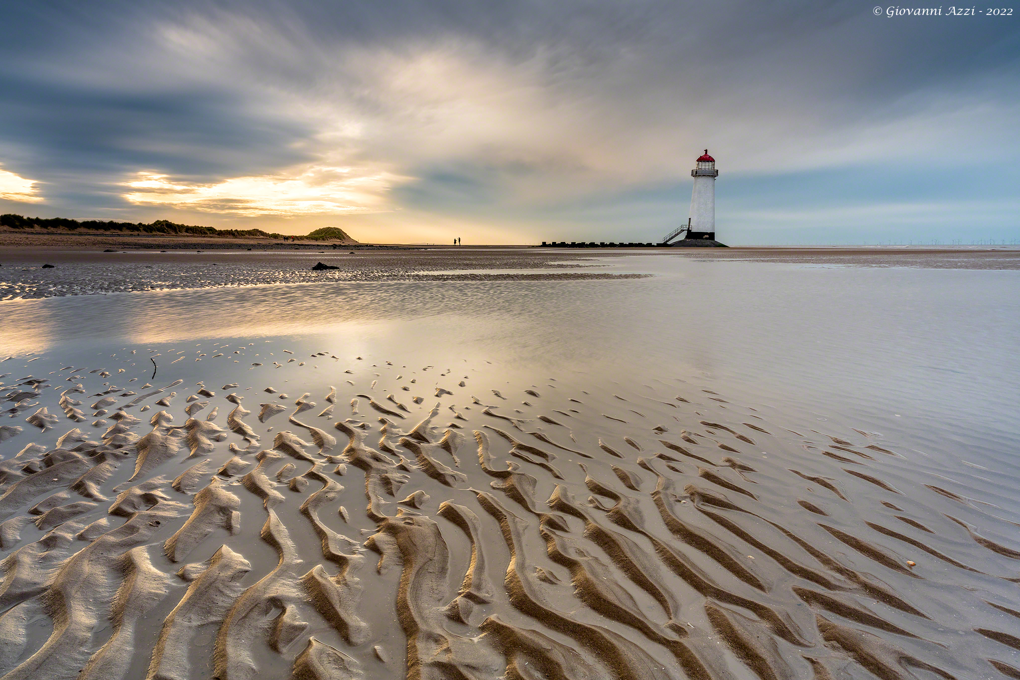 Tramonto a Talacre Beach