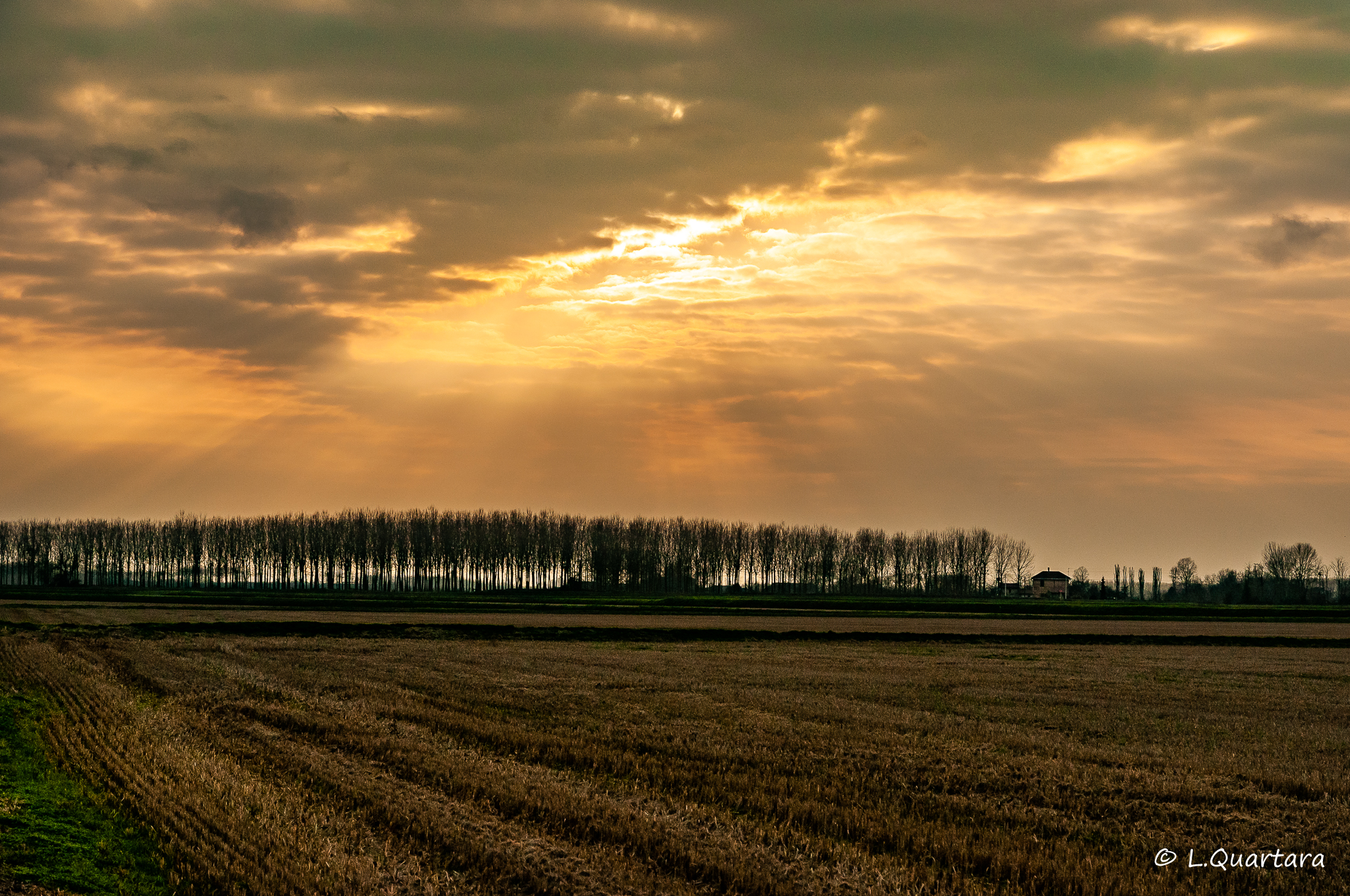 Tramonto novarese