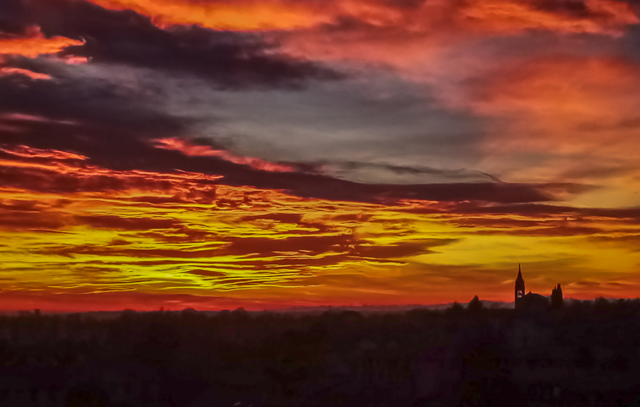 Sunset a few days ago.