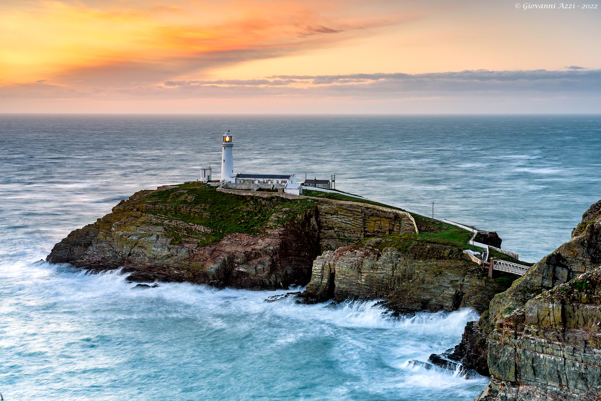 Tramonto a South Stack
