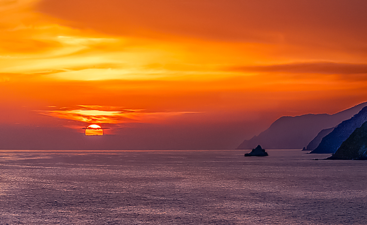 Sunset in Portovenere