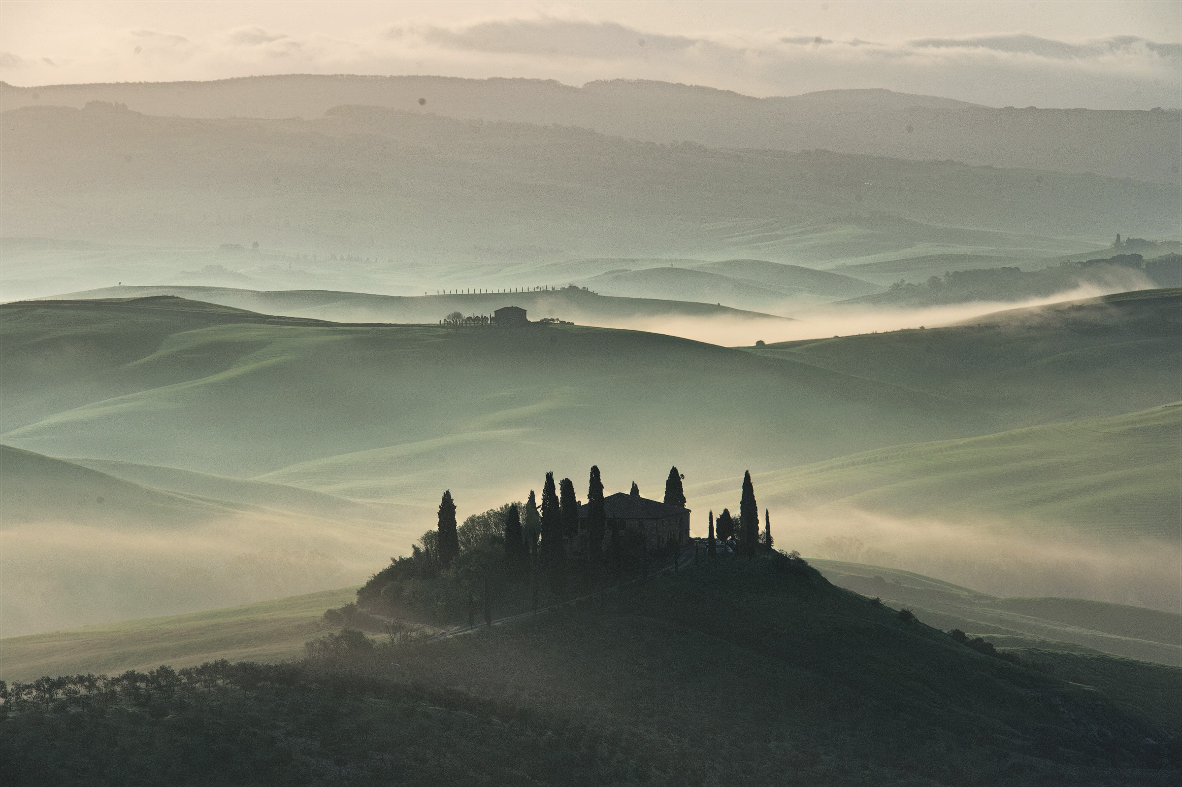 Sunrise in Val d'Orcia