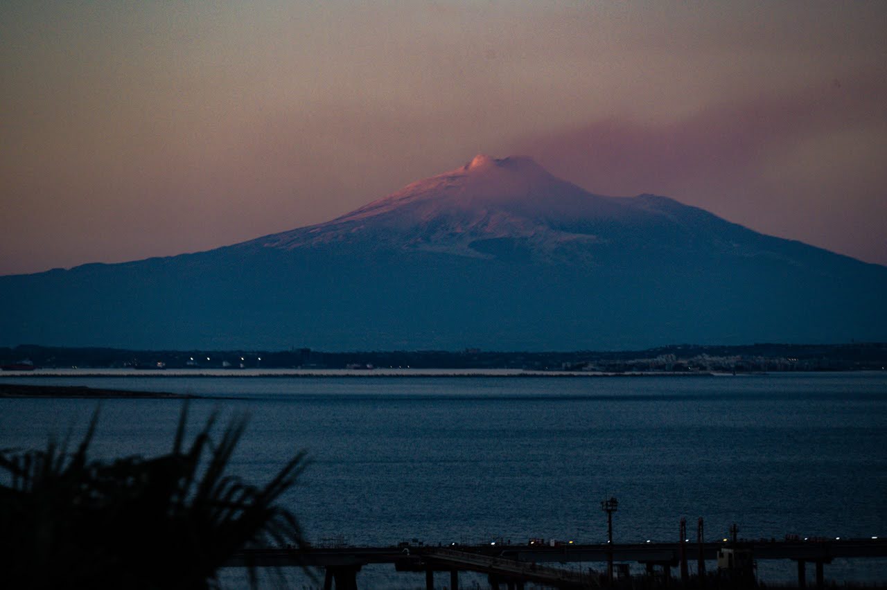 Etna al tramonto