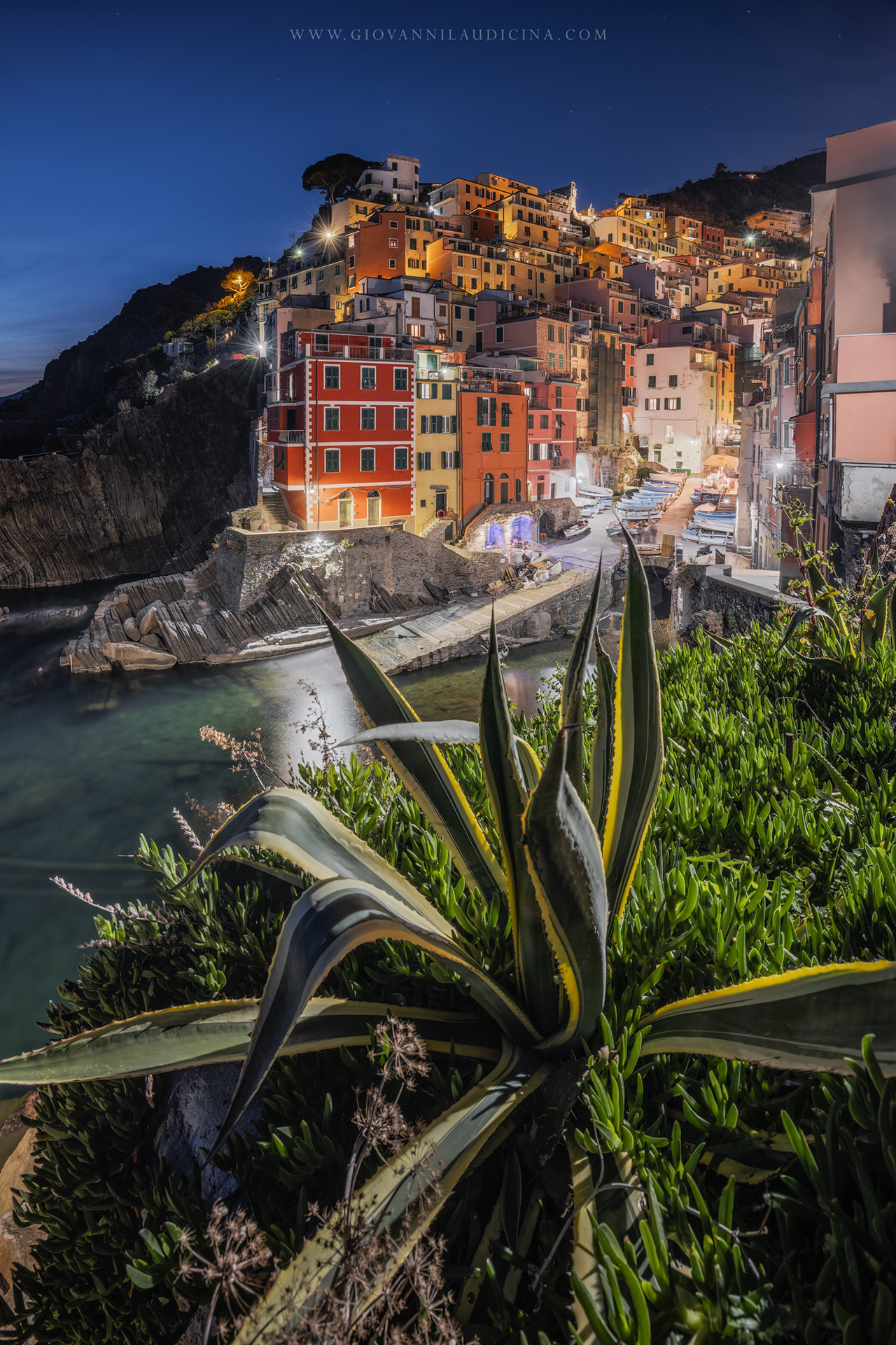 Night on Riomaggiore