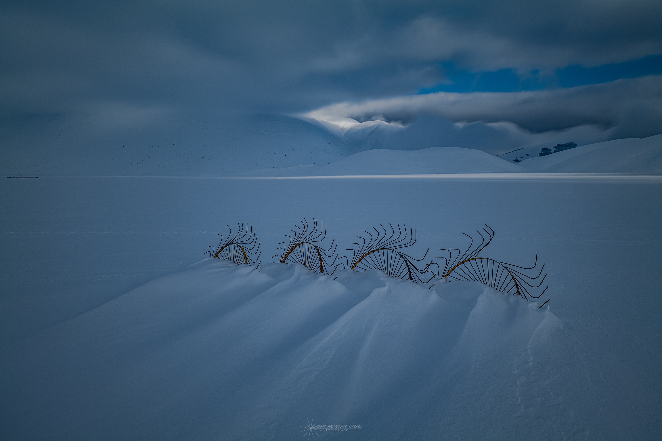 Castelluccio dopo la tormenta