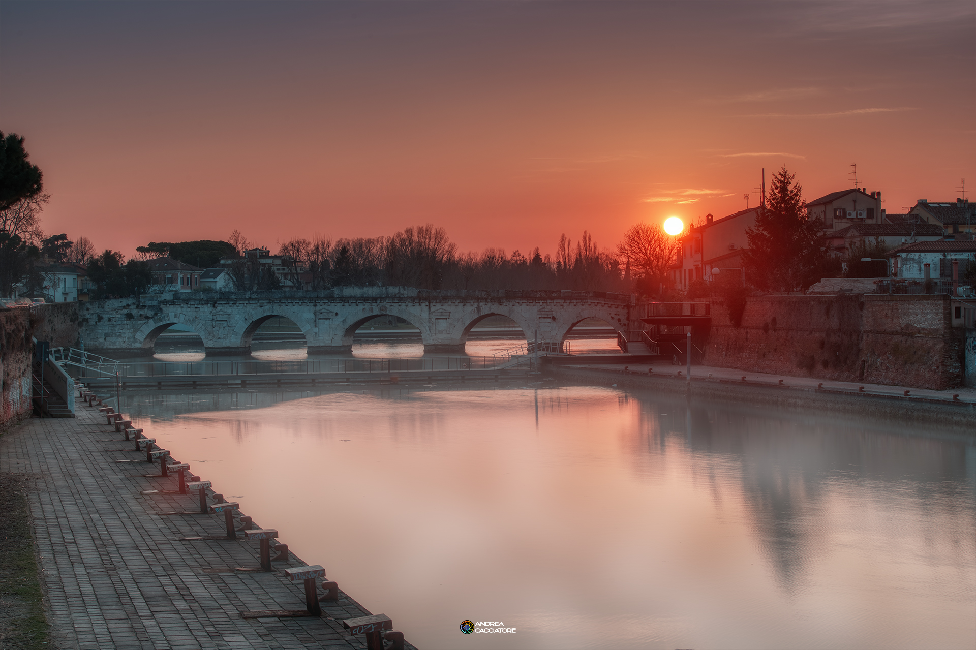 ponte di tiberio, rimini