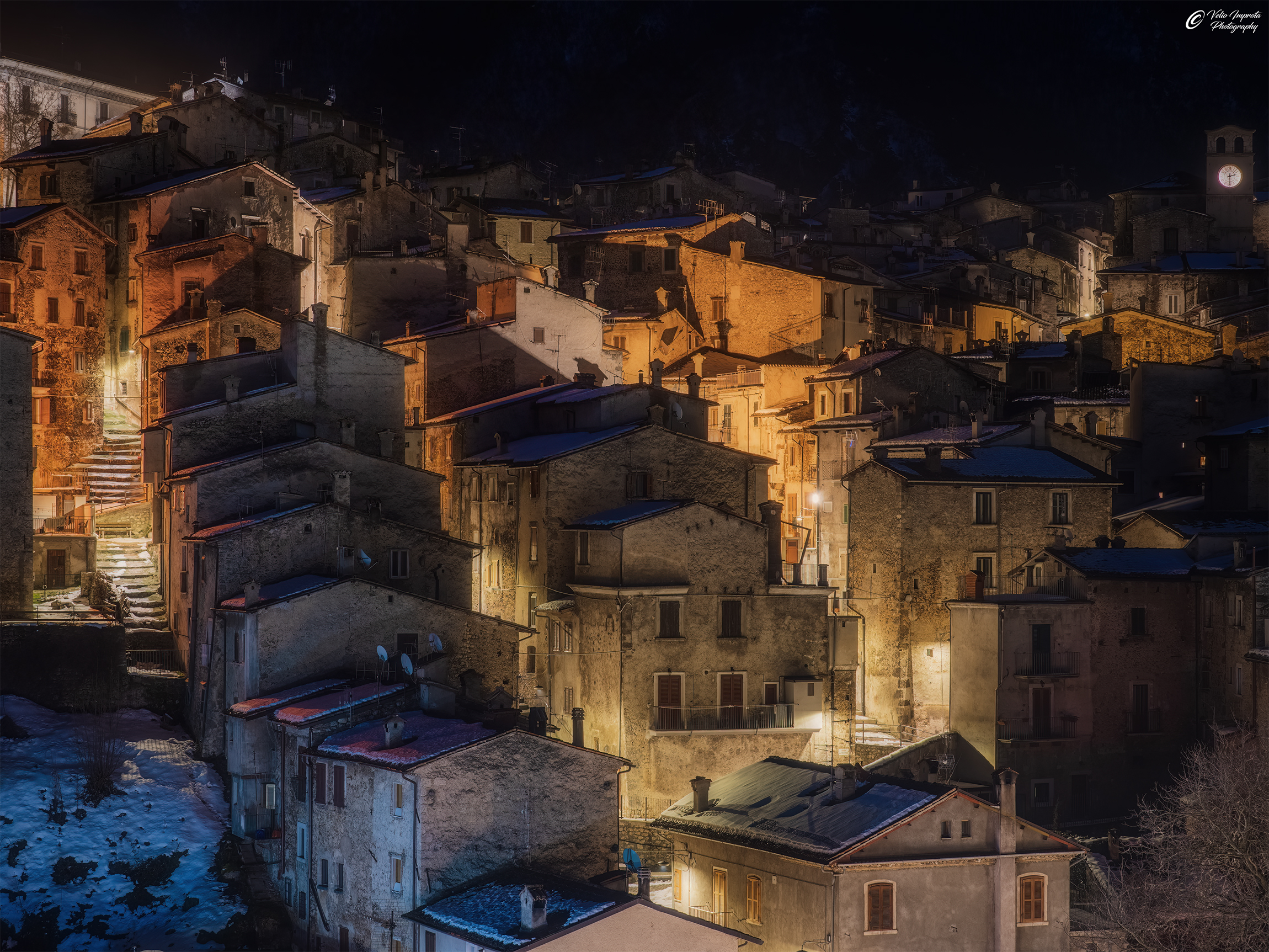 Scanno in the evening