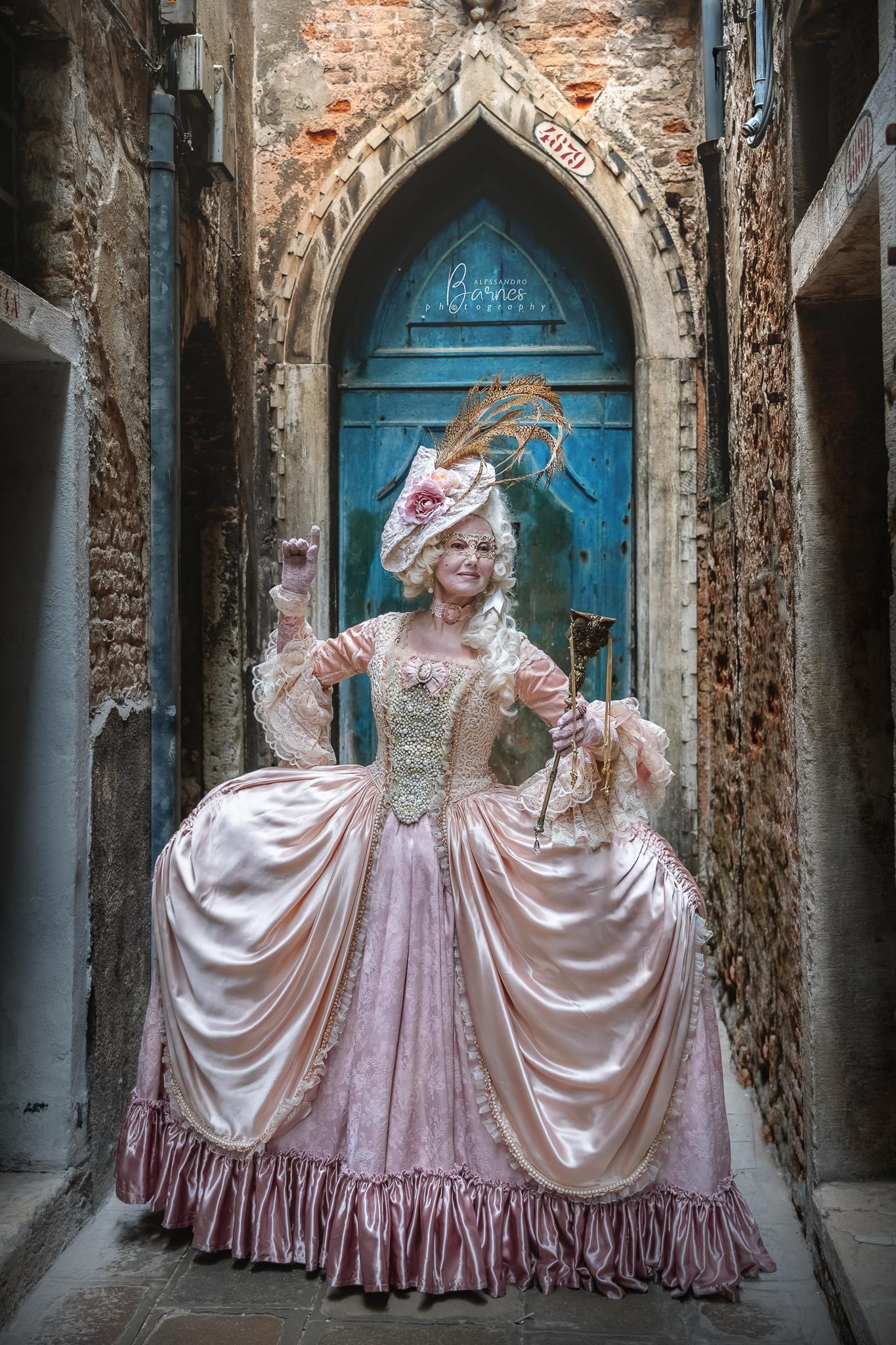 Venezia carnevale 2023 con la splendida Mona Rose