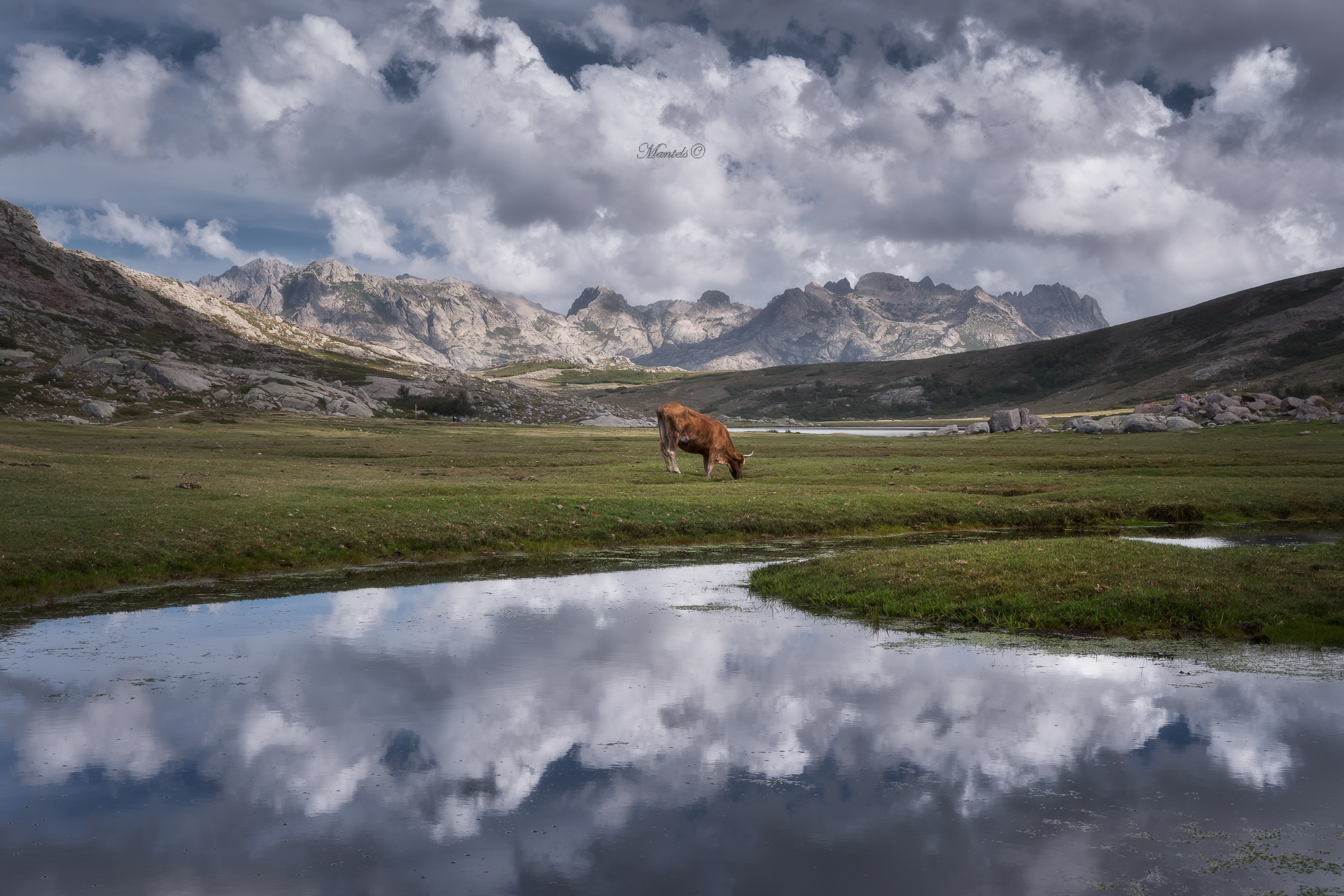 Lac di Ninu. Sulle vette della Corsica.