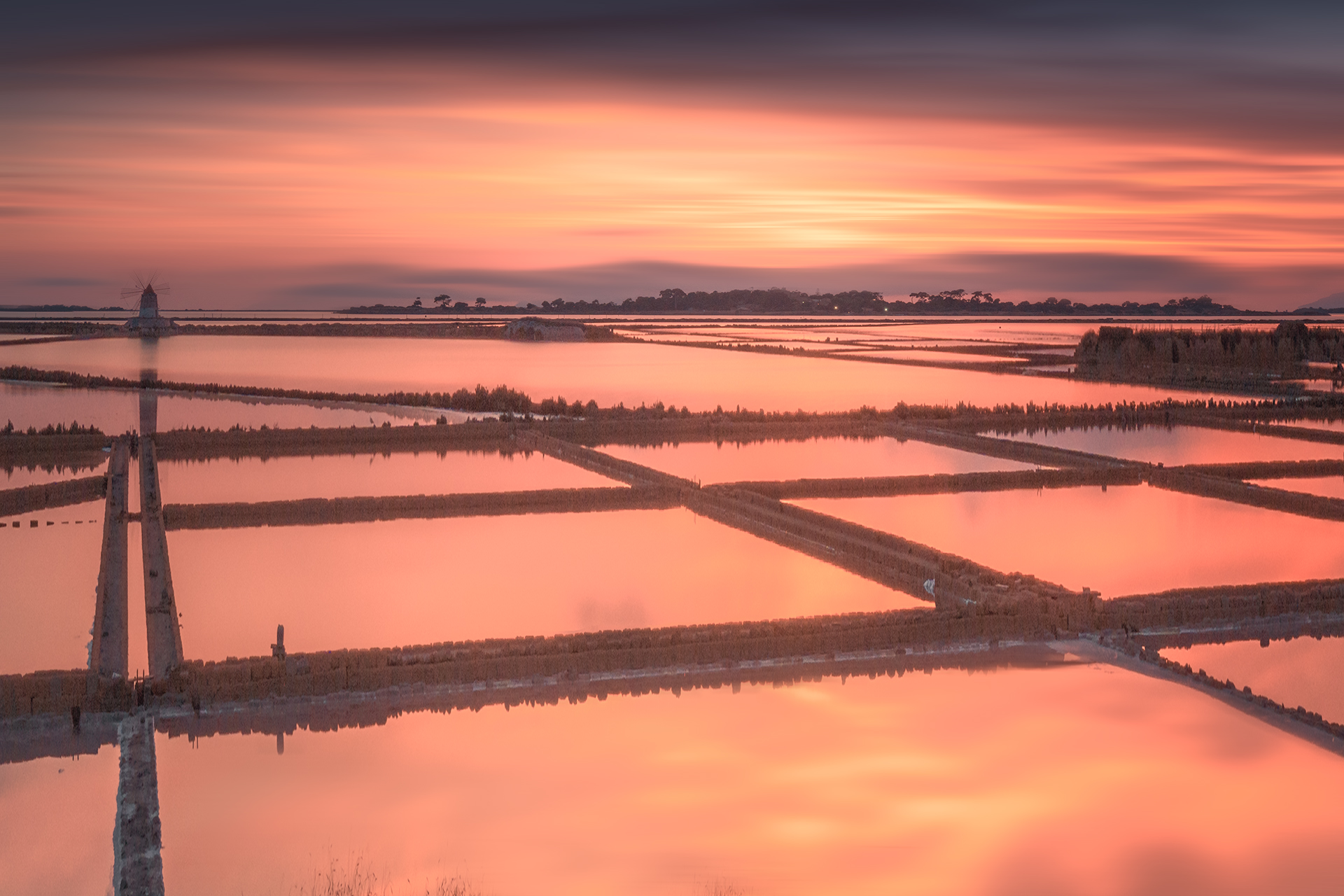 Saline di Marsala in Sicilia