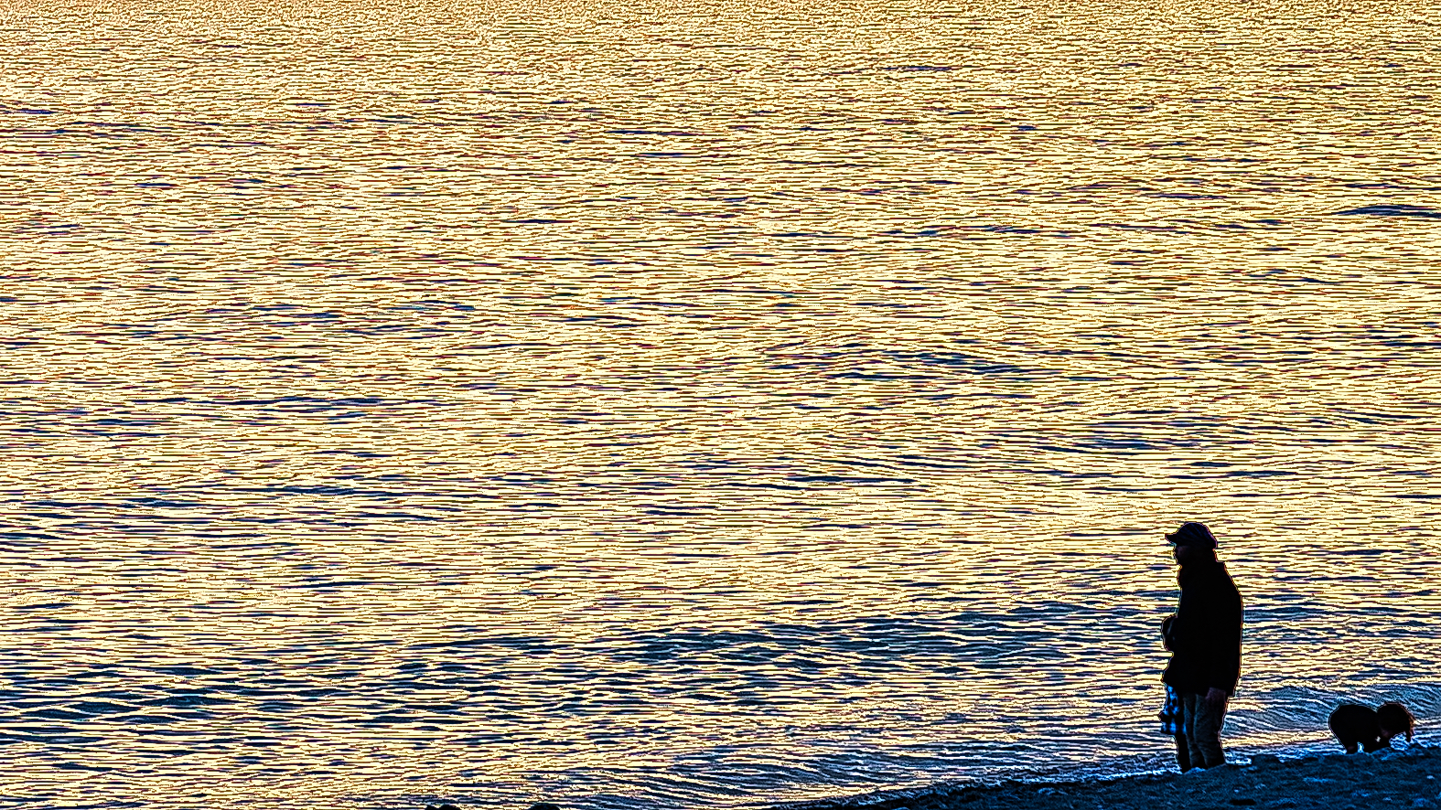 Tramonto sul mare Francese