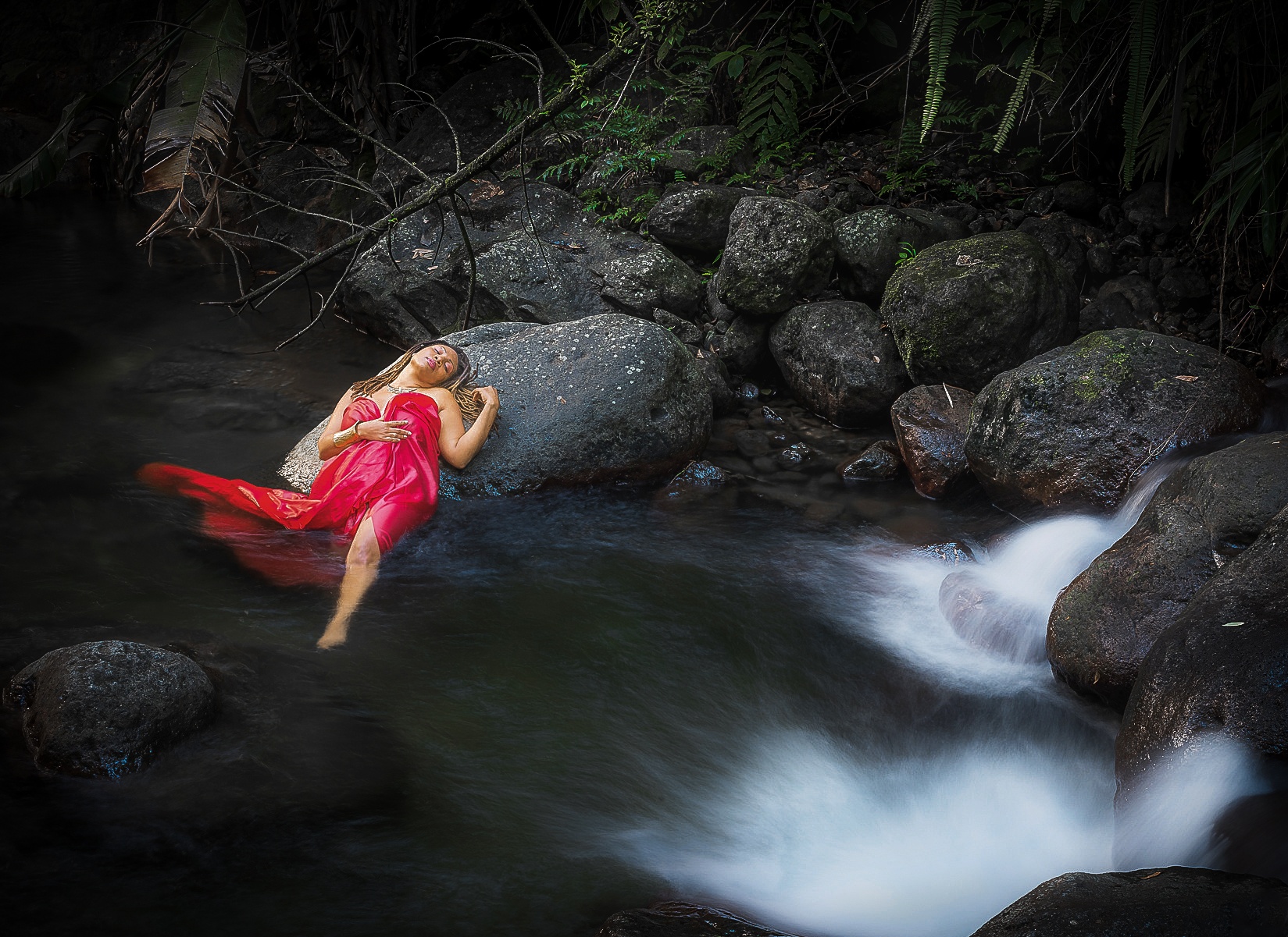 In river