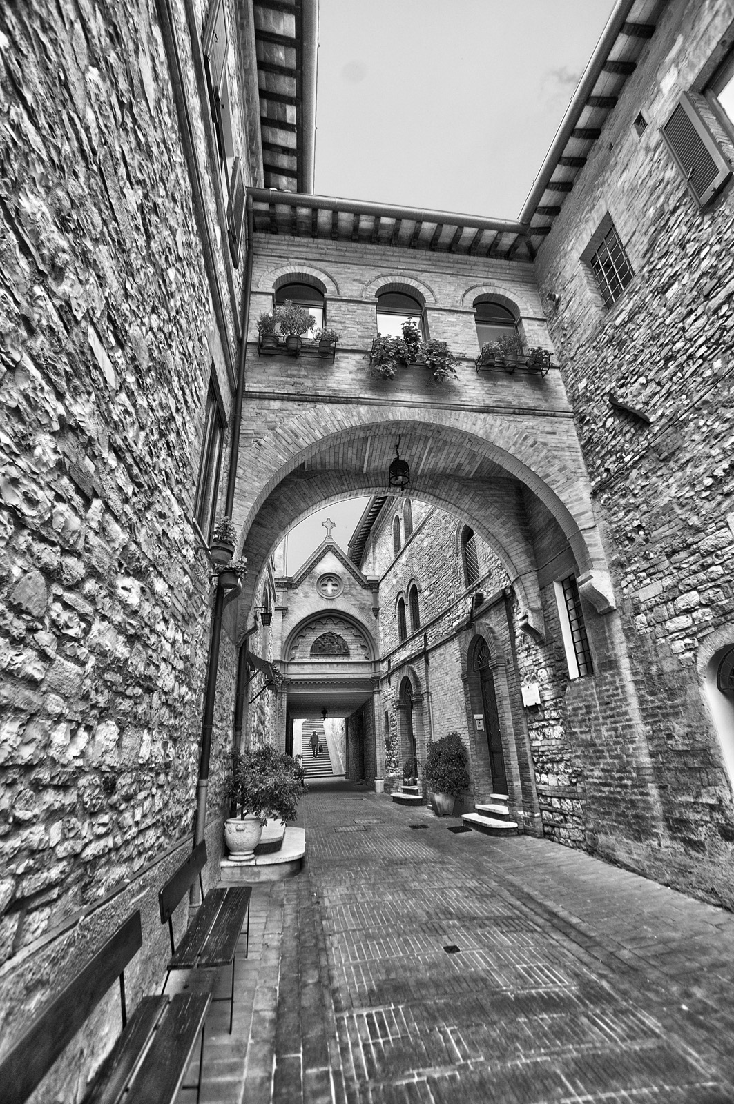 Assisi and Clouds - 14