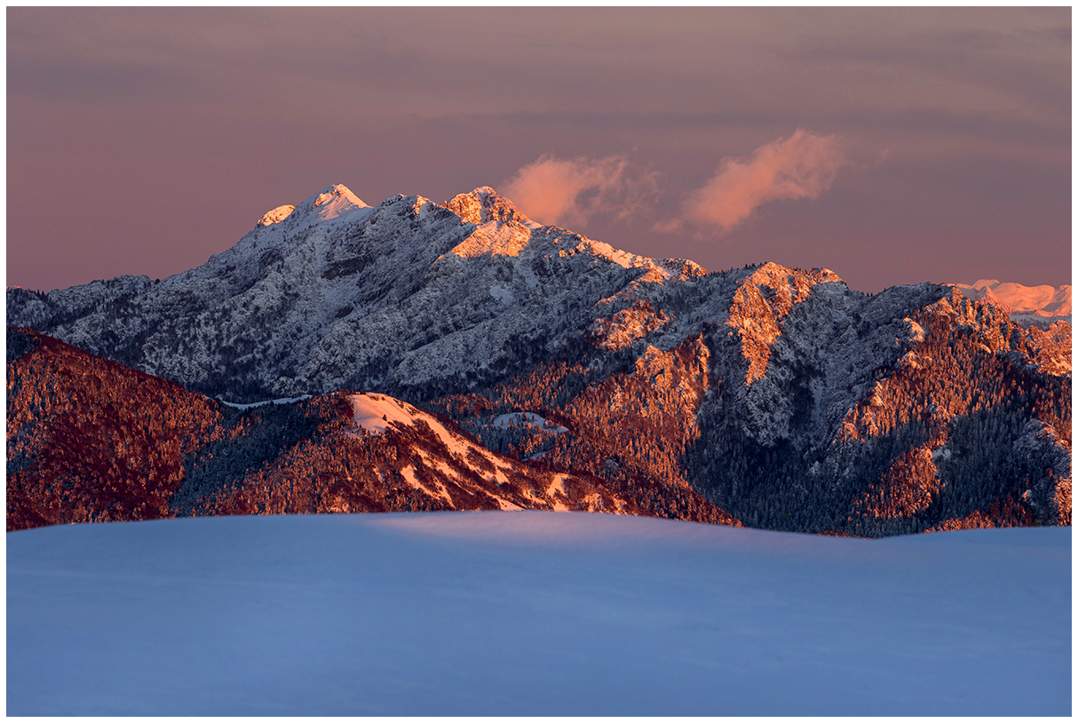 Tramonto infuocato.