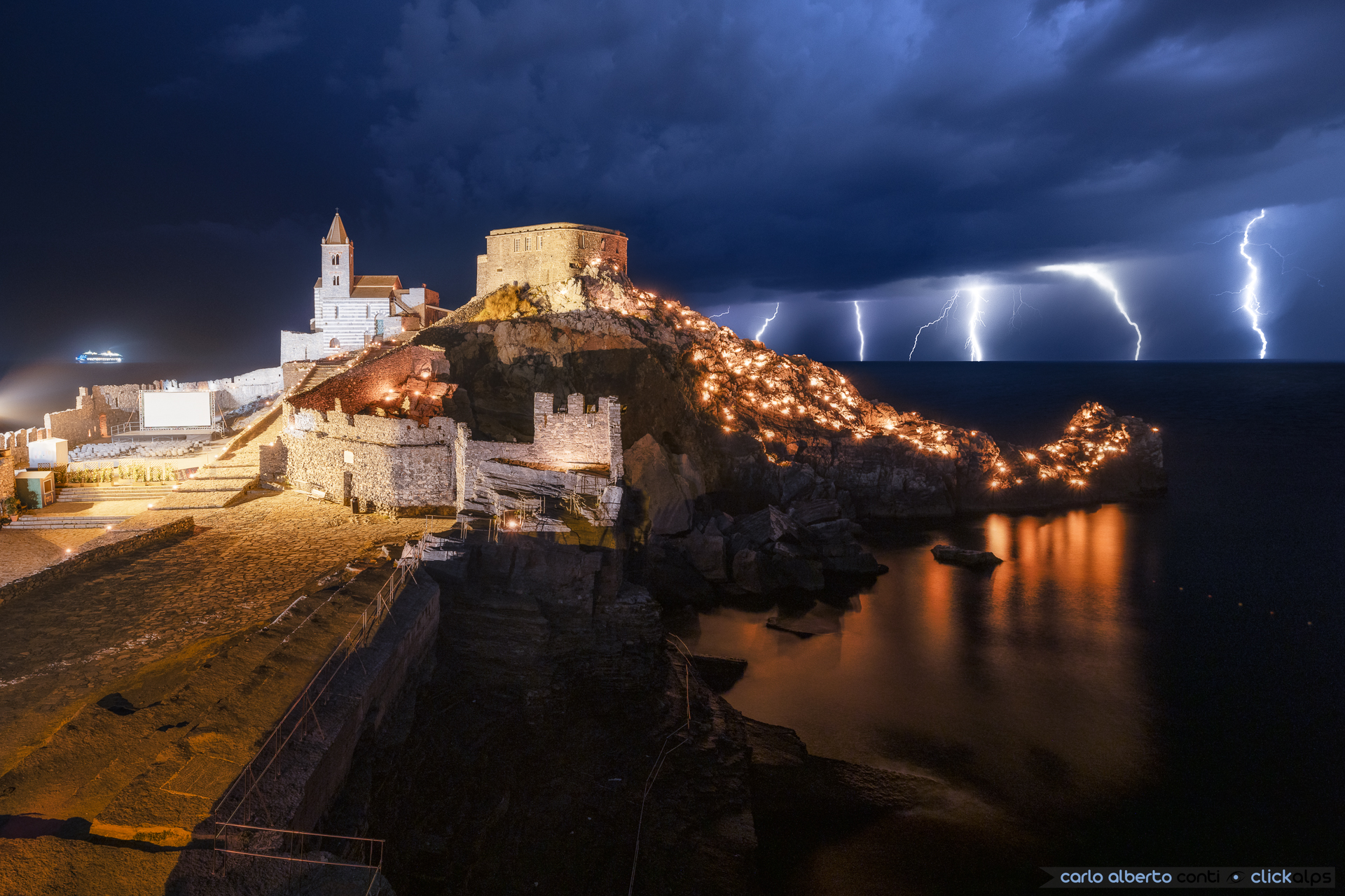 Lightning on St. Peter's