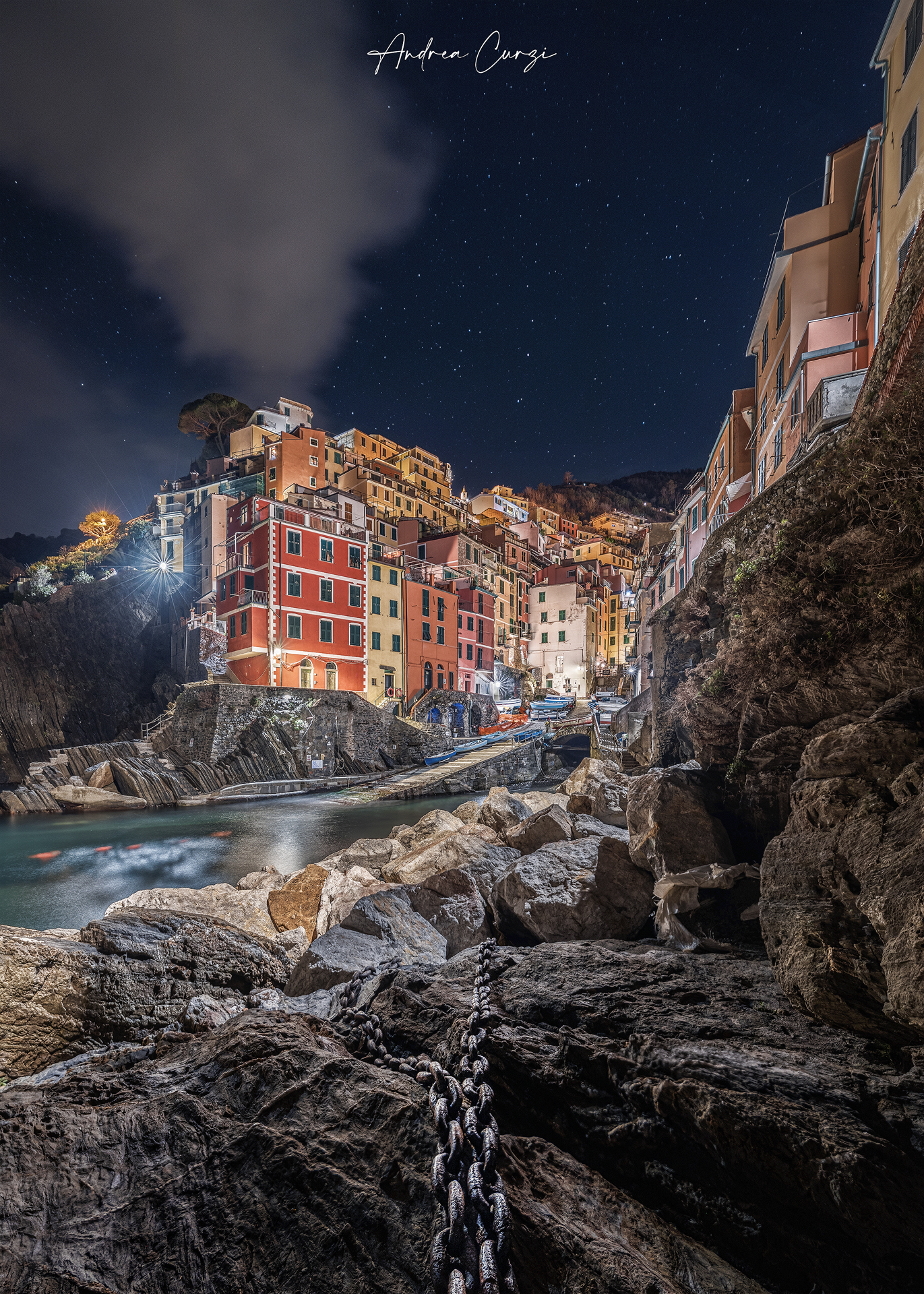 Riomaggiore under the stars