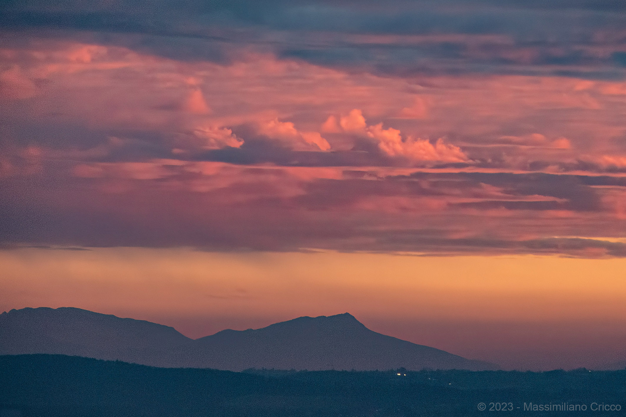 Col du Mollendruz al tramonto, Canton de Vaud, Svizzera