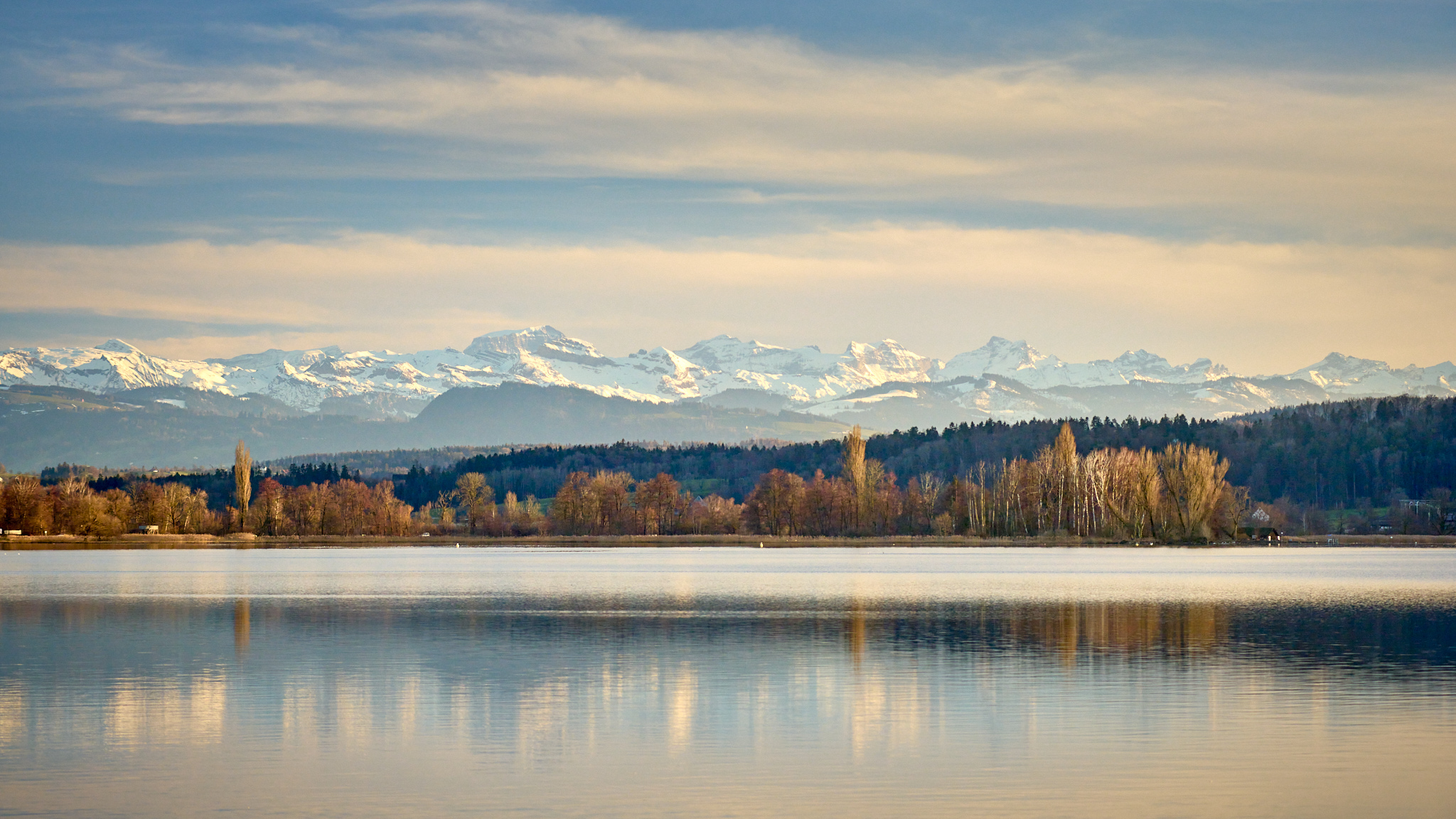 Swiss mountain lake
