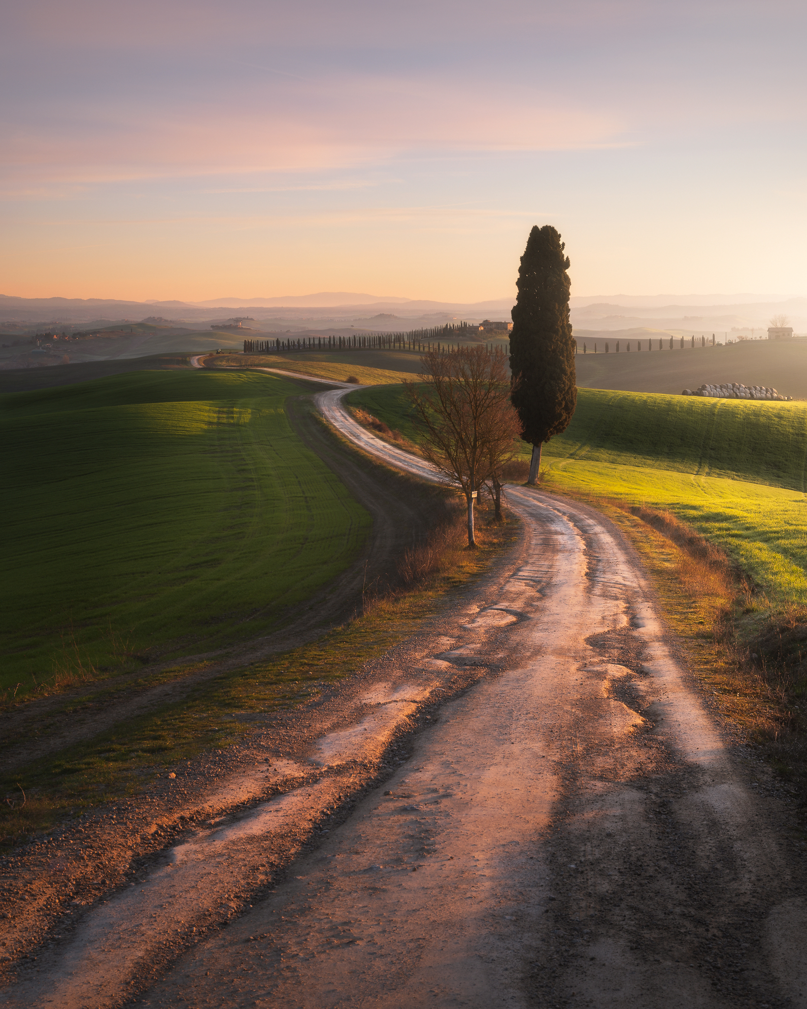 The most epic street in Tuscany